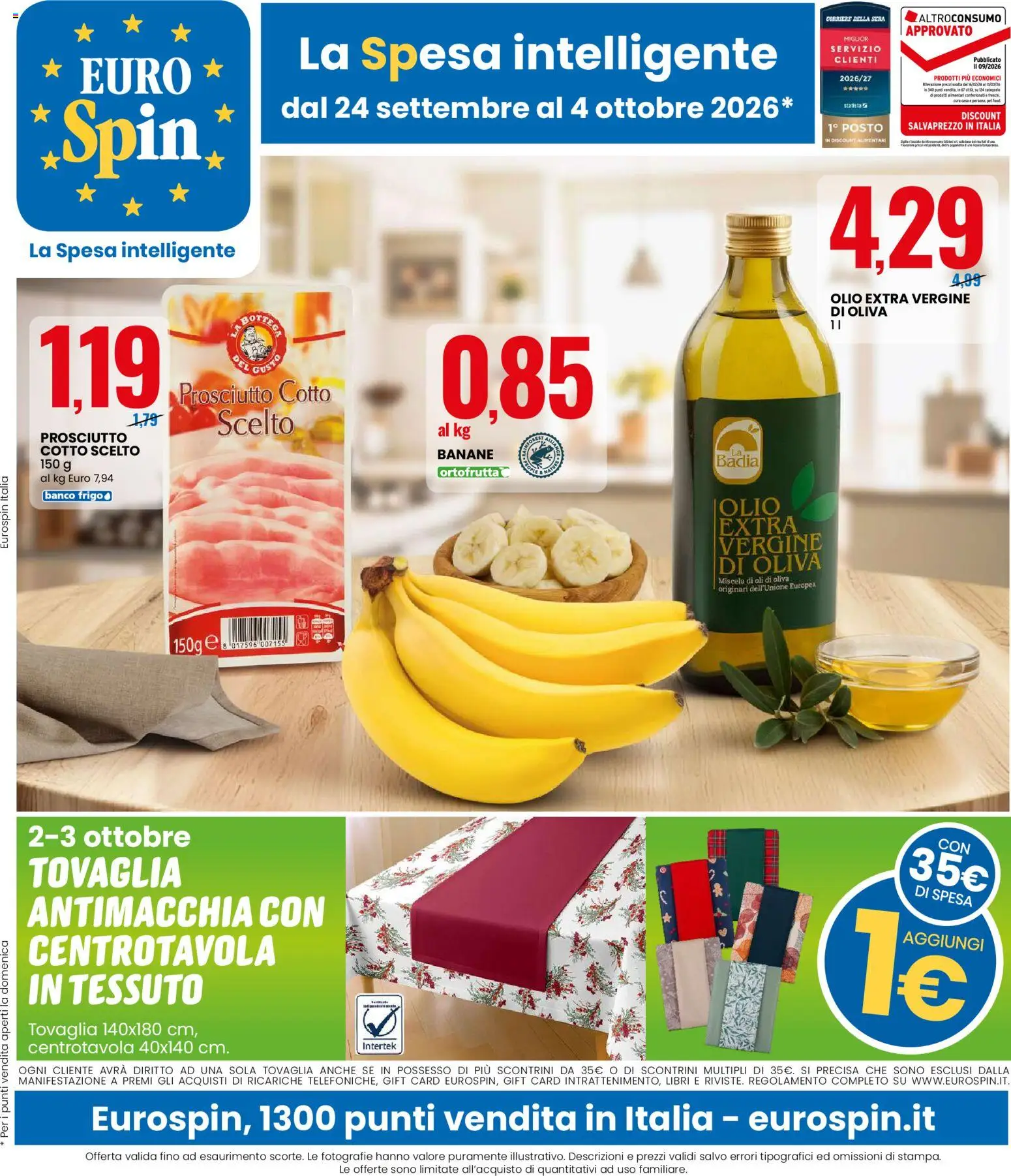 Eurospin volantino Volantino in Italy