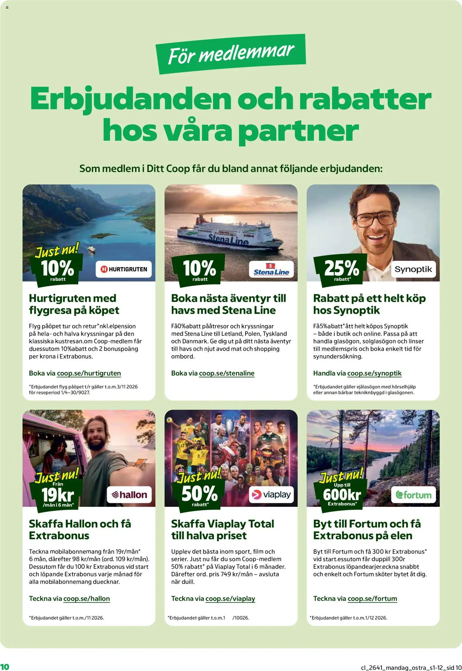Coop Daglivs erbjudanden Reklamblad in Sverige