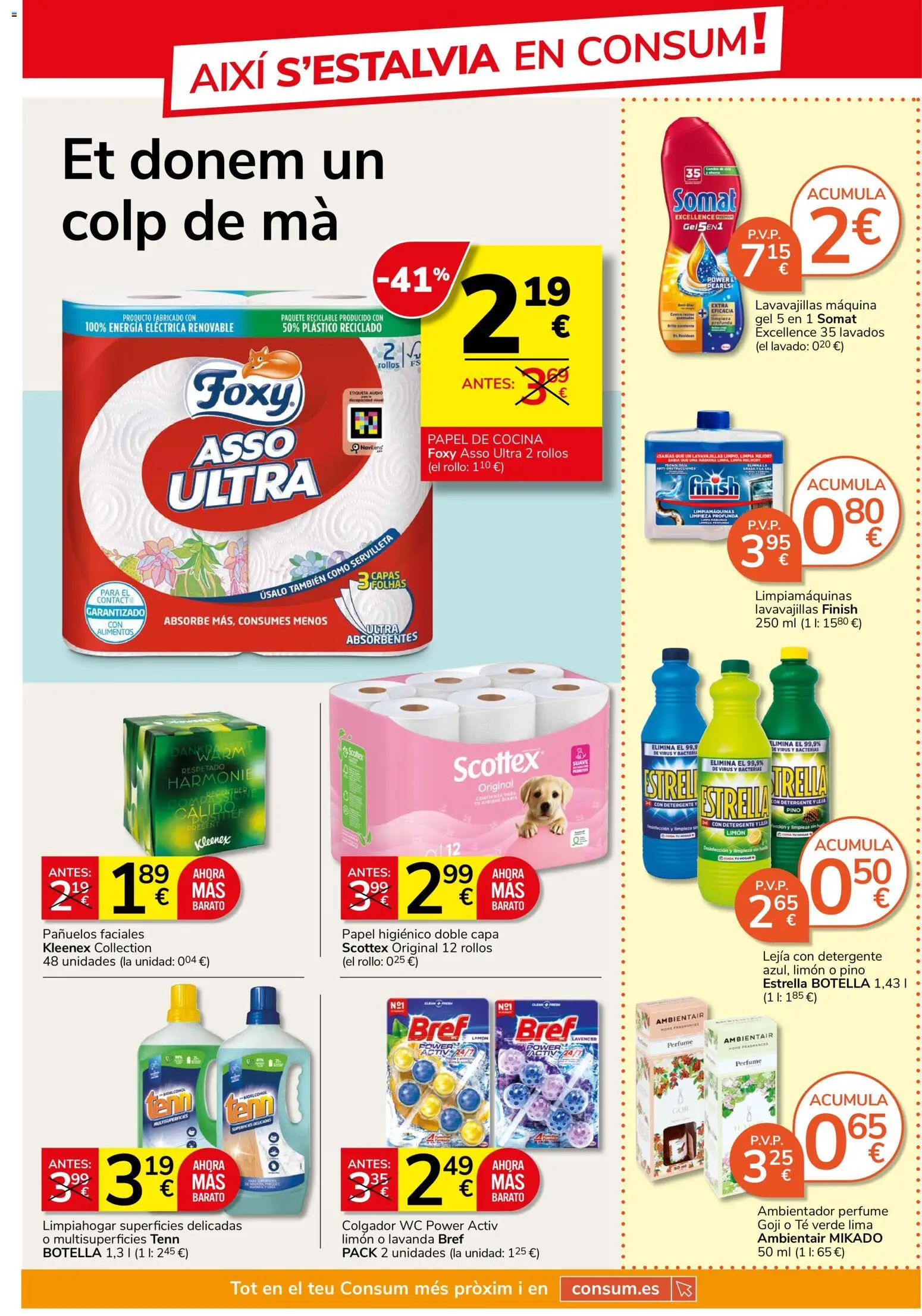 Consum - folleto Folleto in España