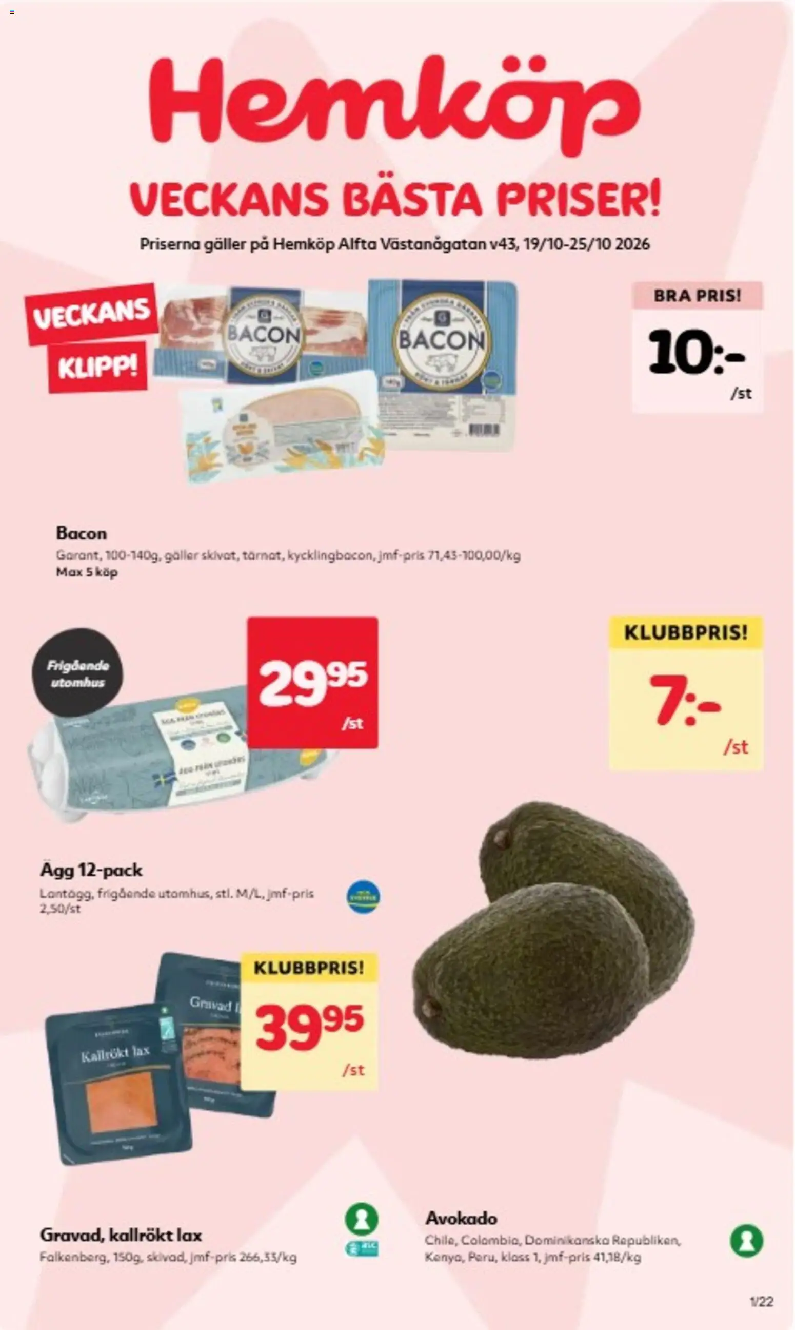 Hemköp erbjudanden Reklamblad in Sverige