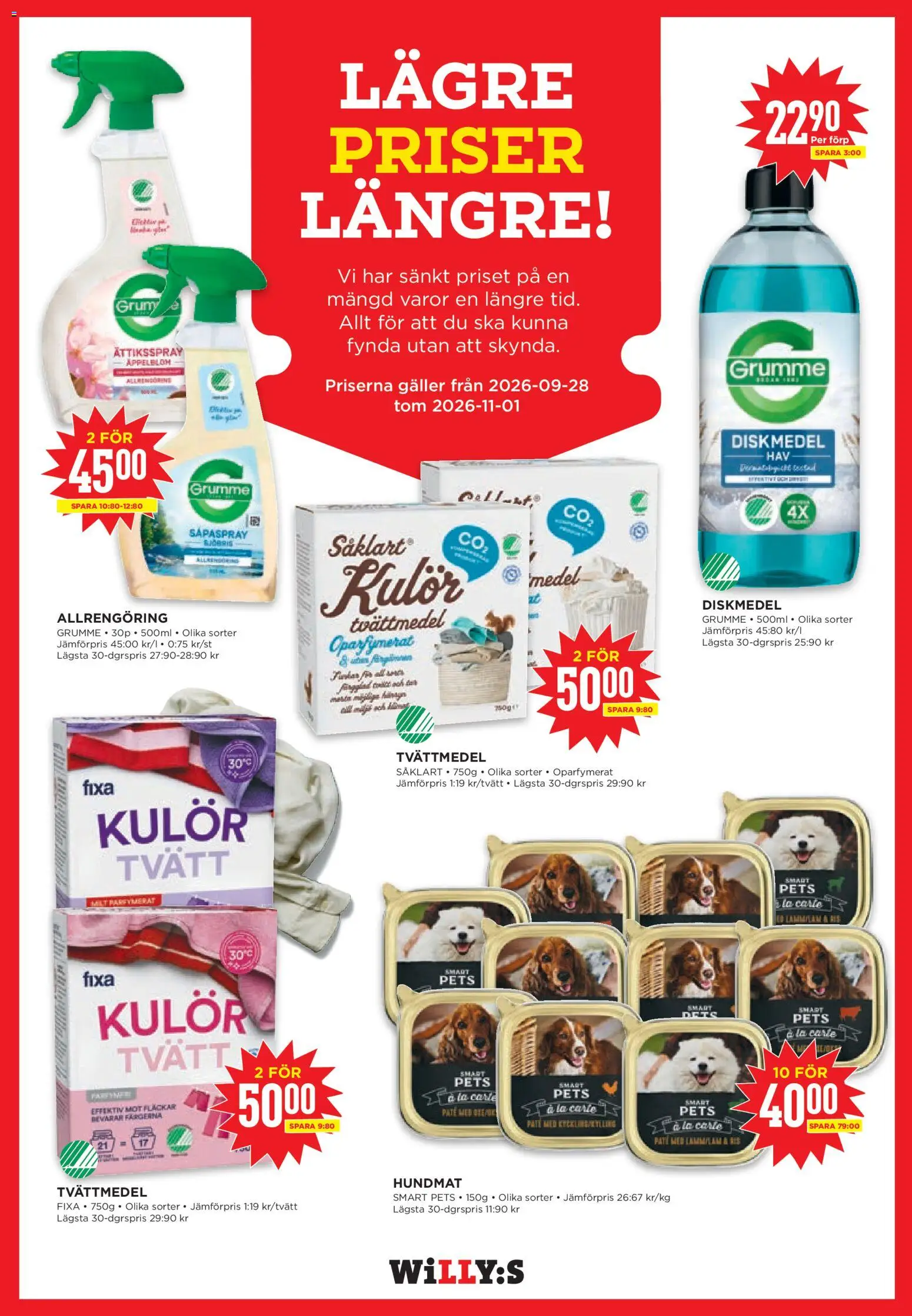 Willys erbjudanden Reklamblad in Sverige
