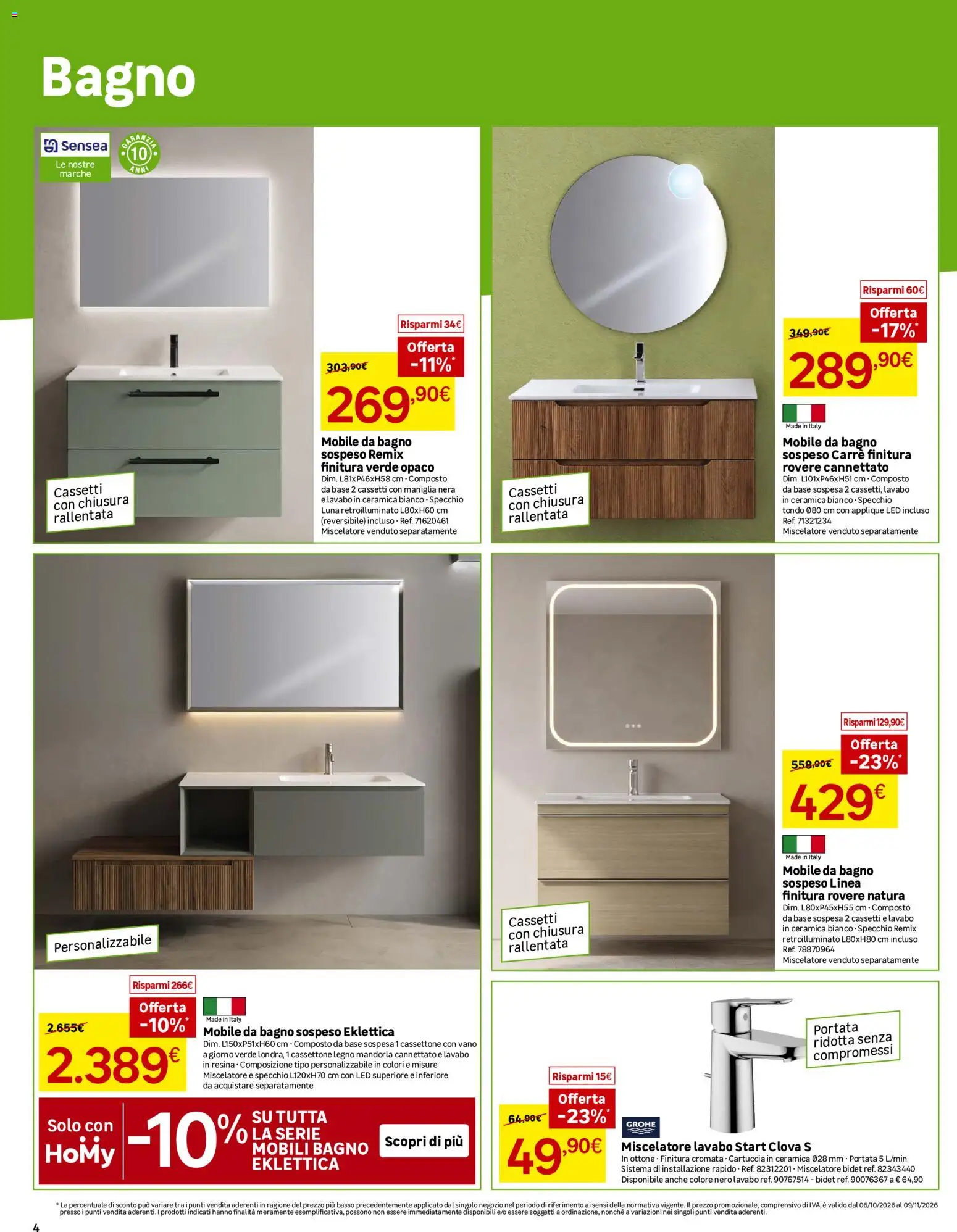 Leroy Merlin catalogo Volantino in Italy