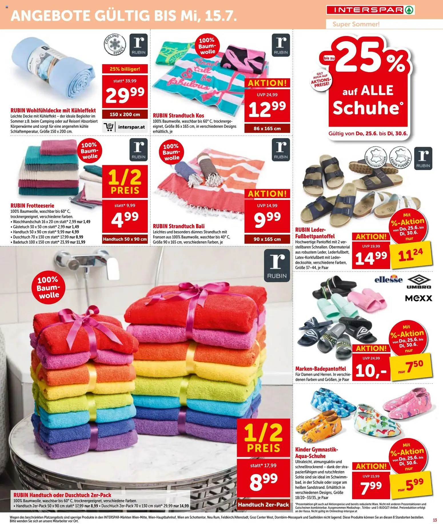 Die besten Angebote | Interspar - Flugblatt ab 25.06.2026 | - Jetzt stöbern! | Österreich