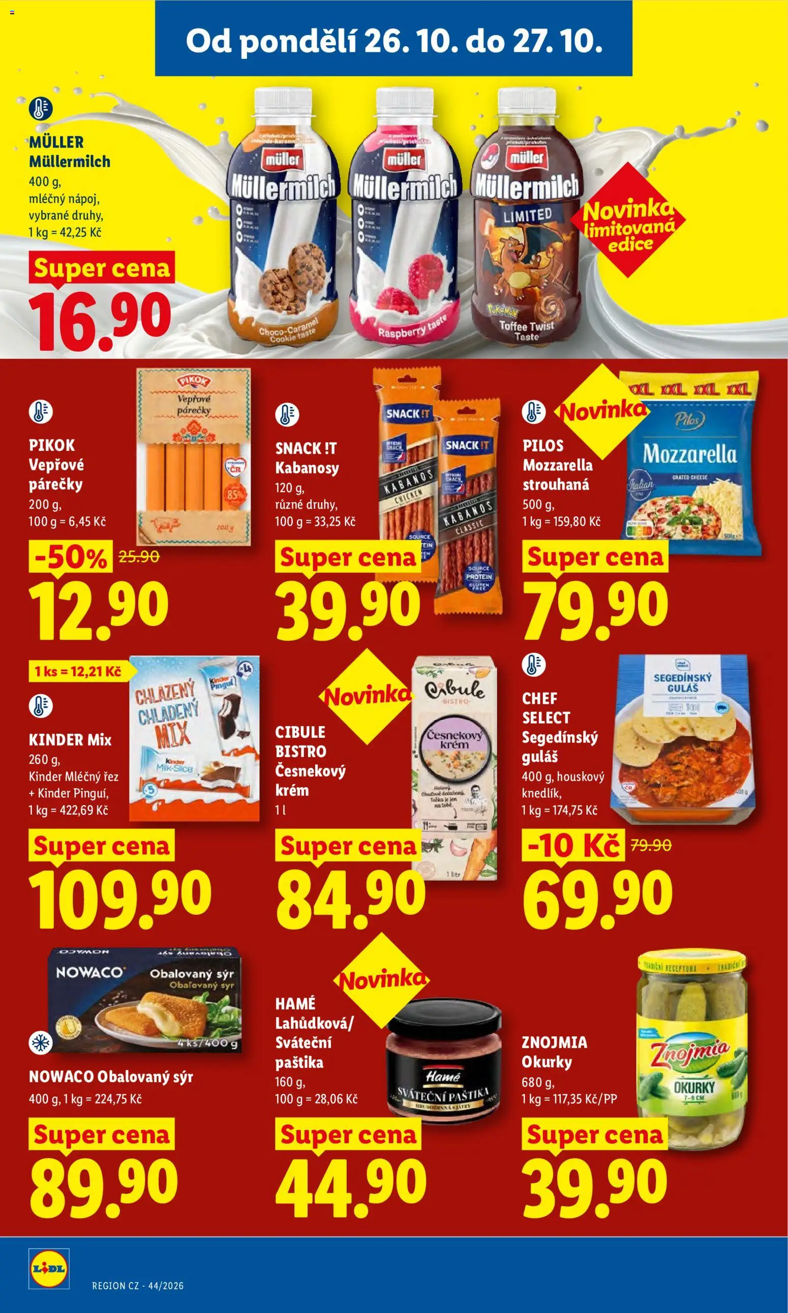 Lidl leták Leták in Česko