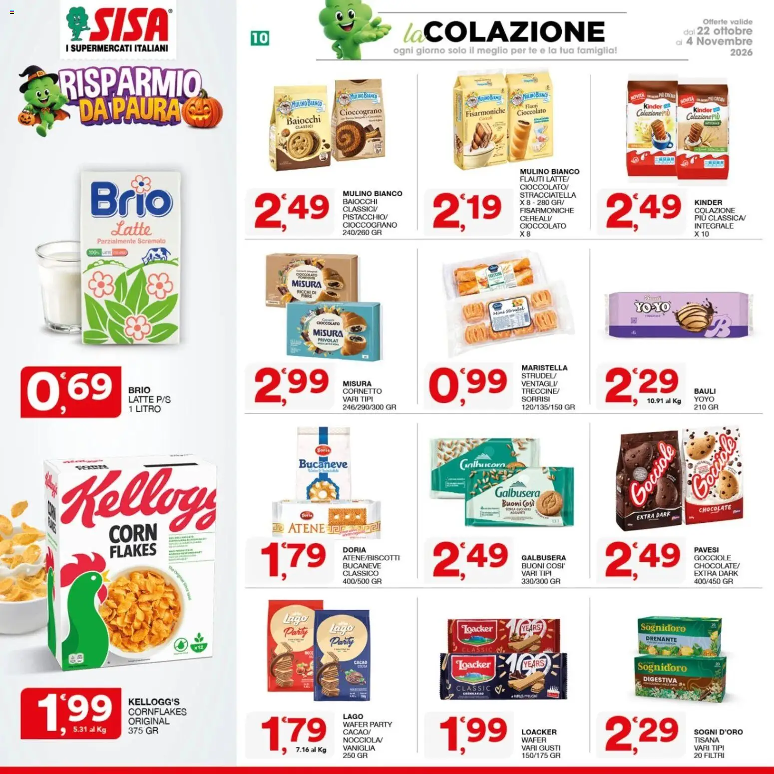 SISA volantino Volantino in Italy