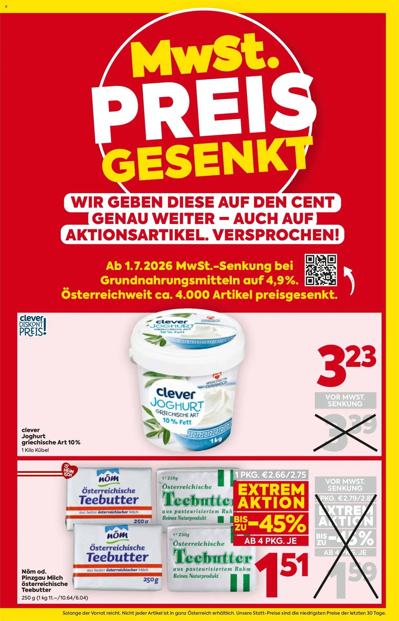 Die besten Angebote | Billa - Flugblatt ab 09.07.2026 ✳️ Jetzt stöbern! | Österreich