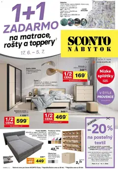 Sconto nábytok Sconto nábytok leták