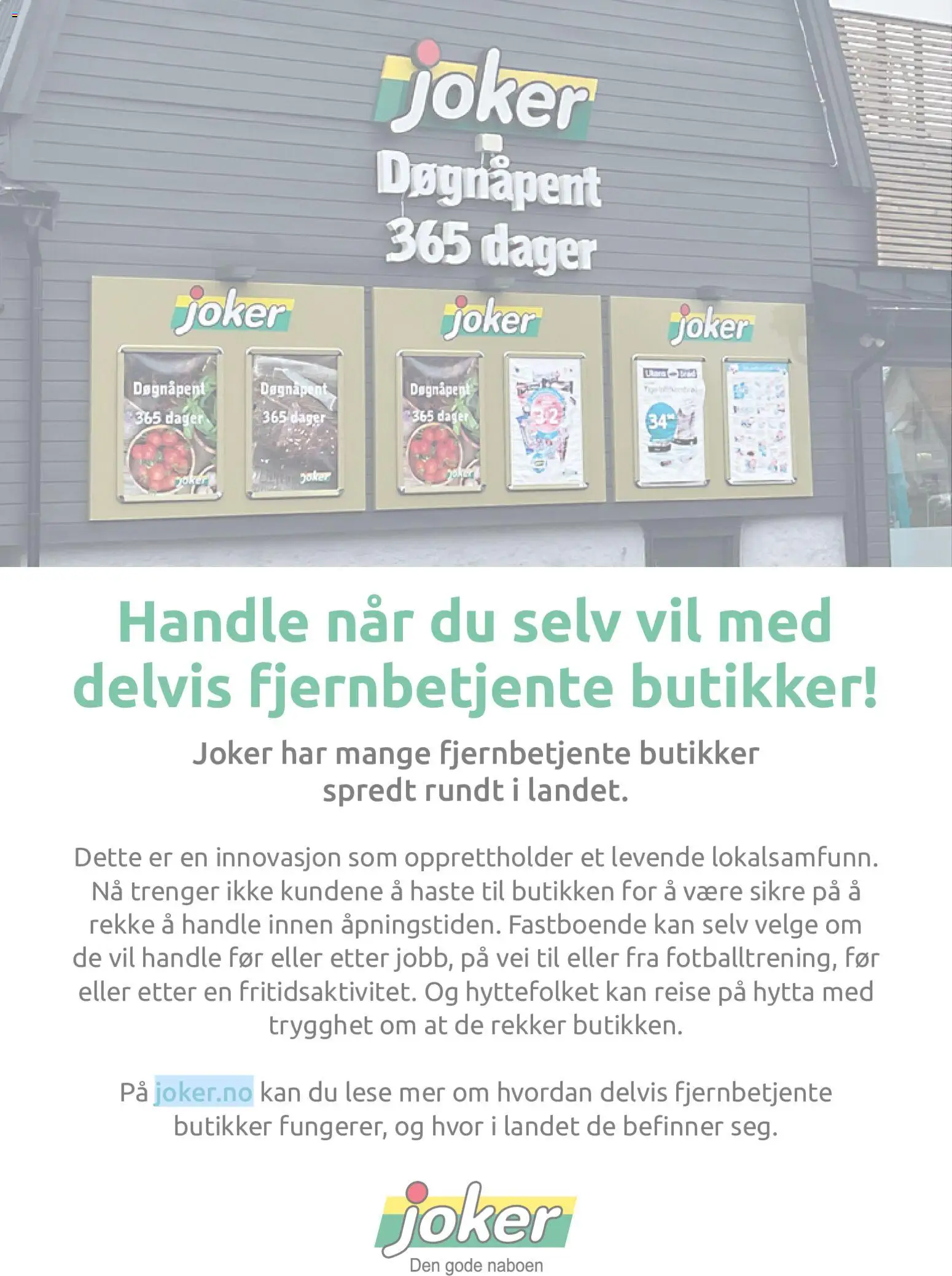 Joker kundeavis Kundeavis in Norge