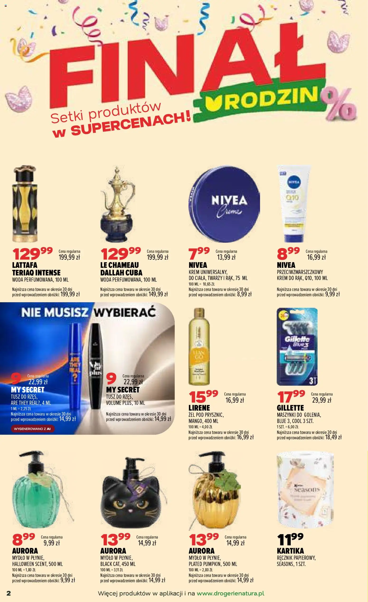 Drogerie Natura Black Friday Gazetka in Polska