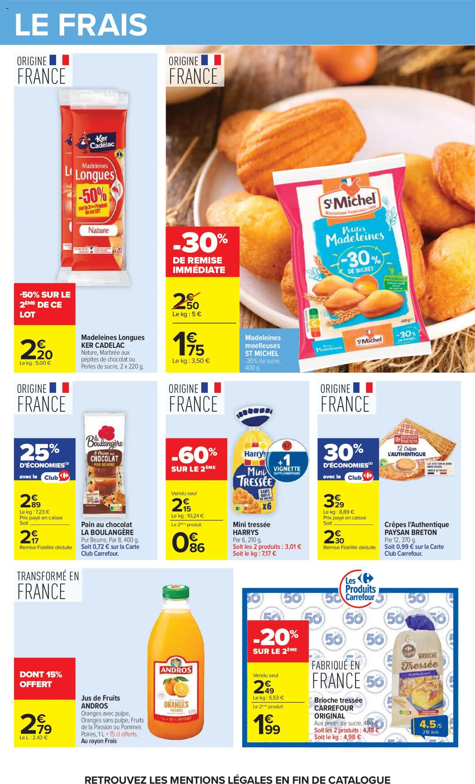 Carrefour catalogue Catalogue in France