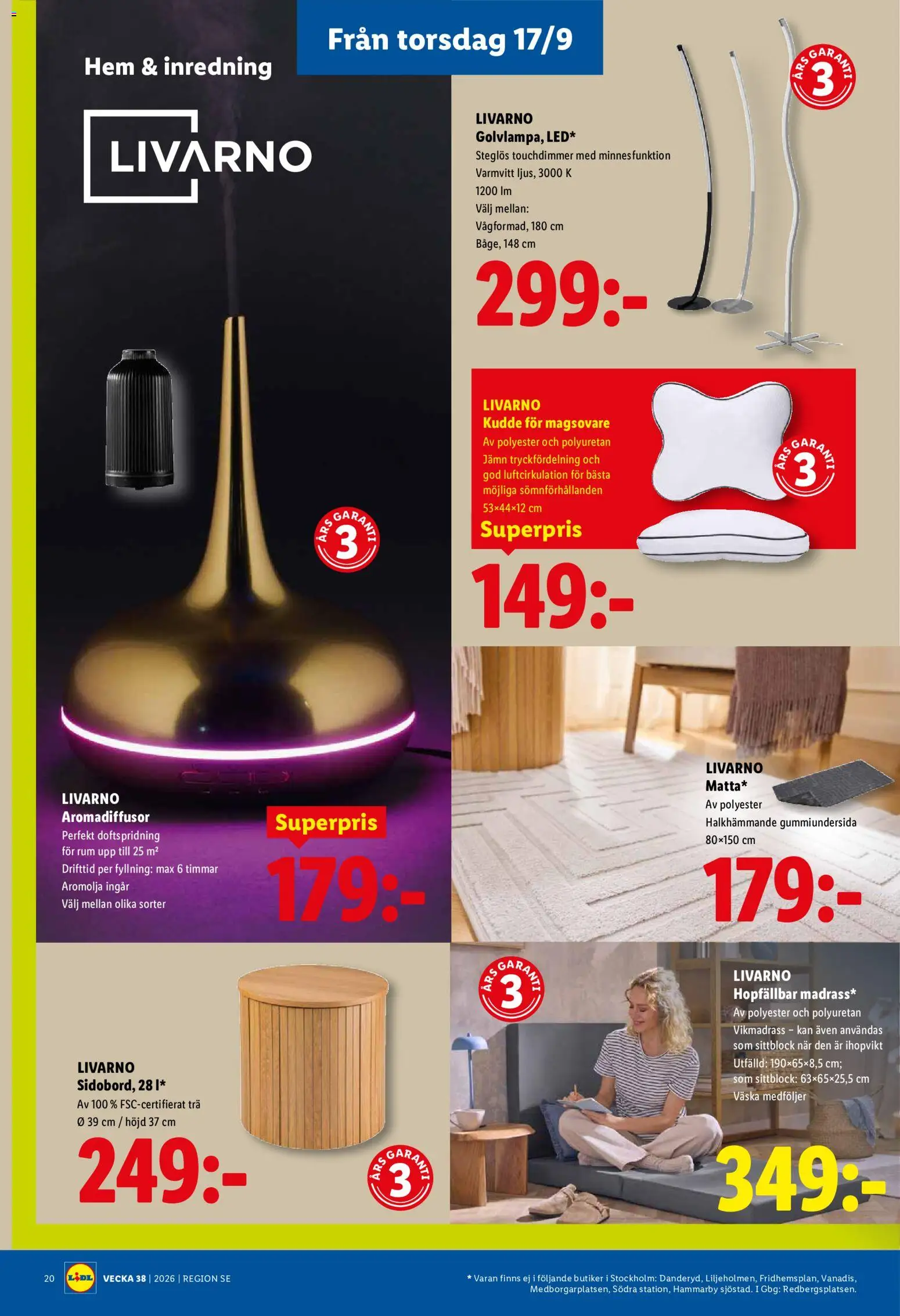 Lidl erbjudanden Reklamblad in Sverige
