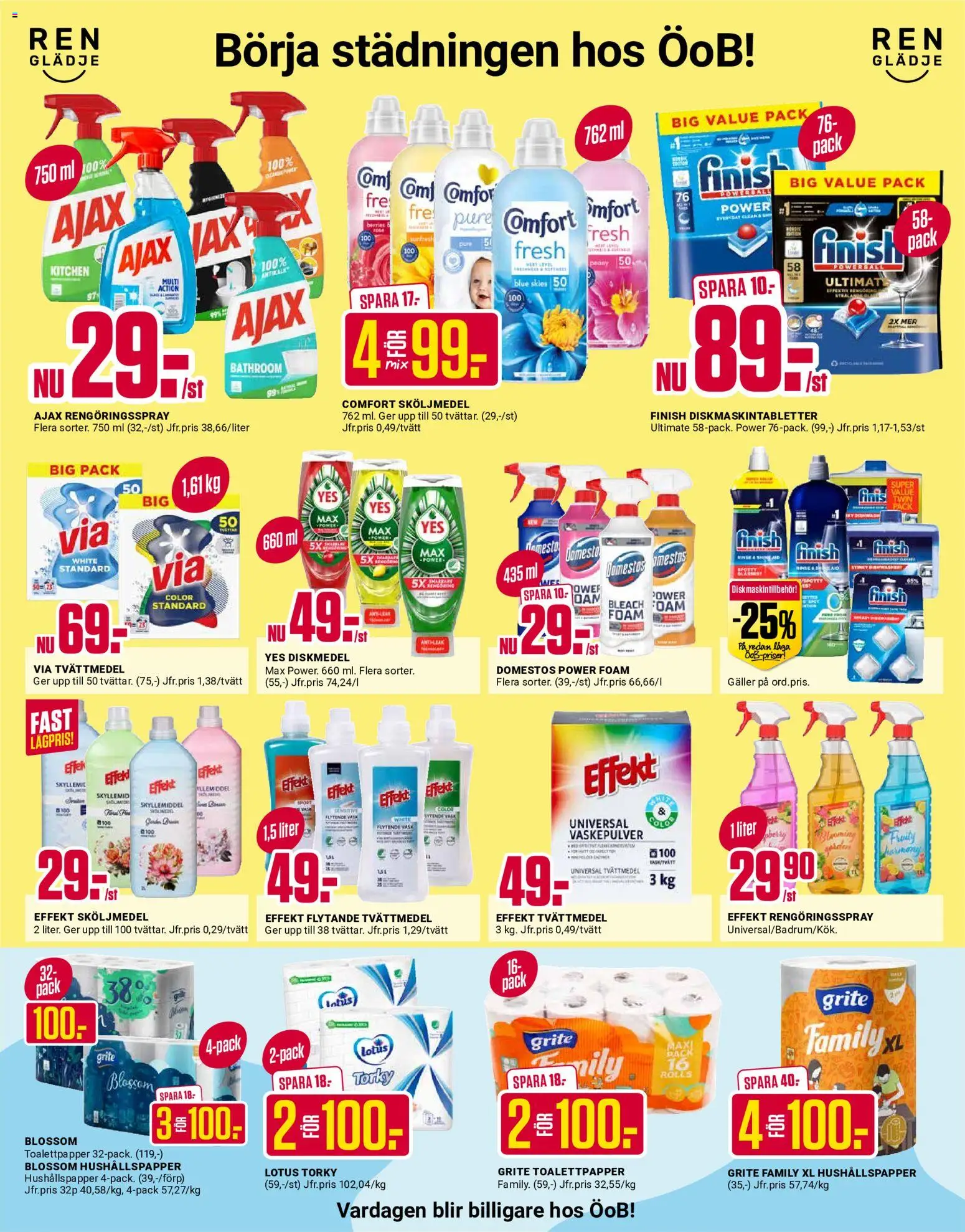 ÖoB erbjudanden Reklamblad in Sverige