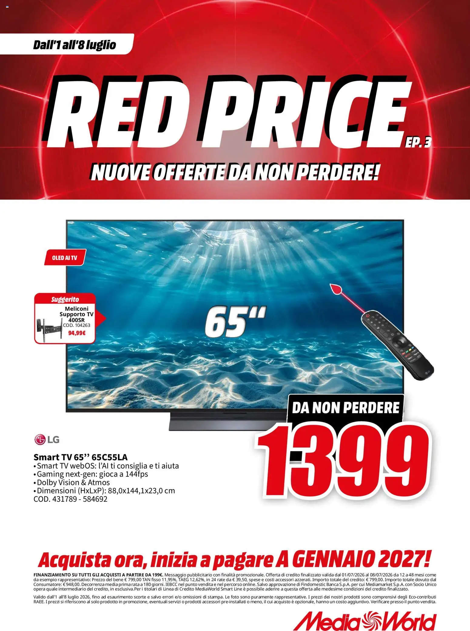 📣 Volantino Media World dal 📅 01/07/2026 - Scopri le offerte ora!🔥 | Italy