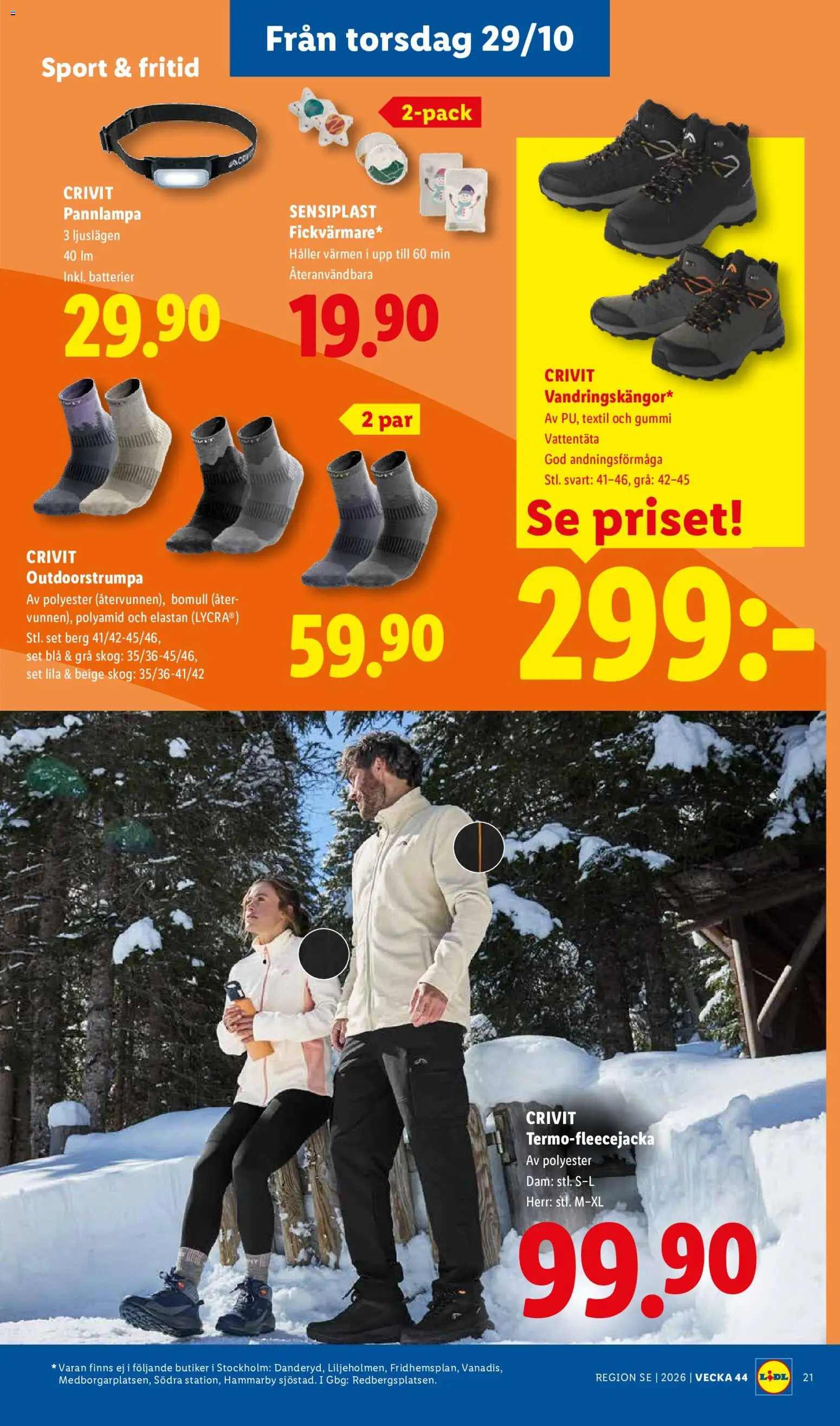 Lidl erbjudanden Reklamblad in Sverige