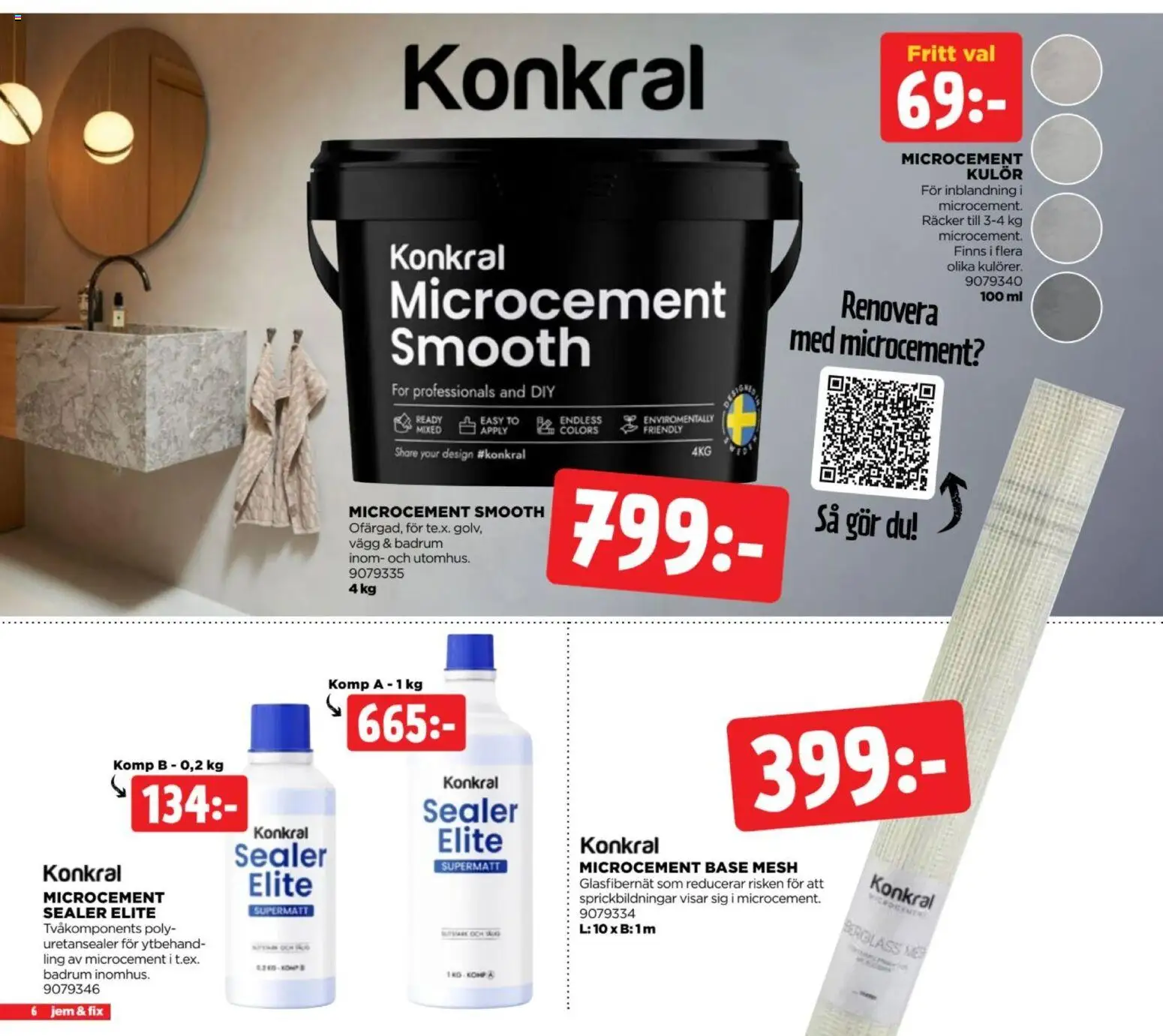 Jem & Fix erbjudanden Reklamblad in Sverige