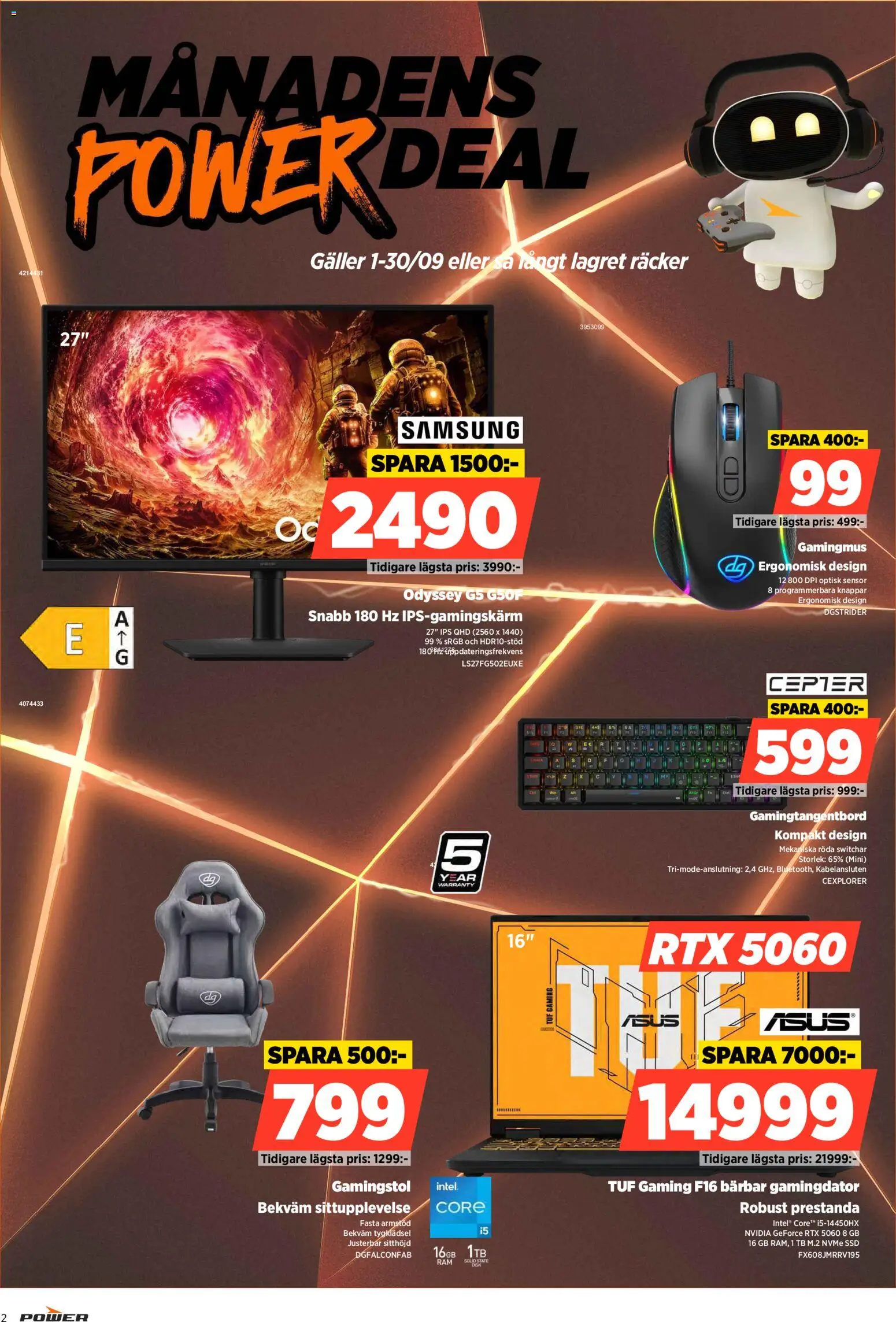 Power erbjudanden Reklamblad in Sverige