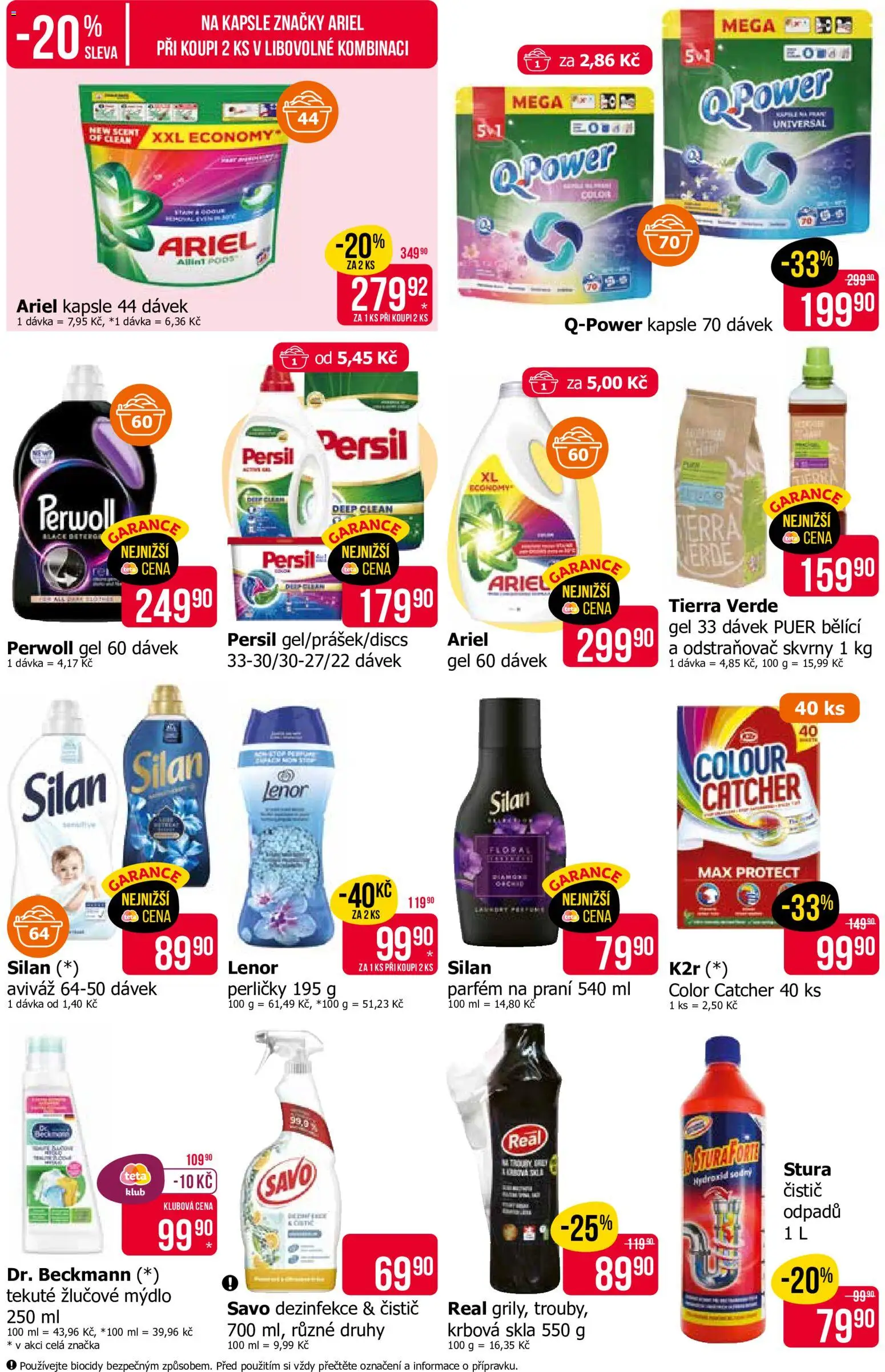 TETA Drogerie leták Leták in Česko