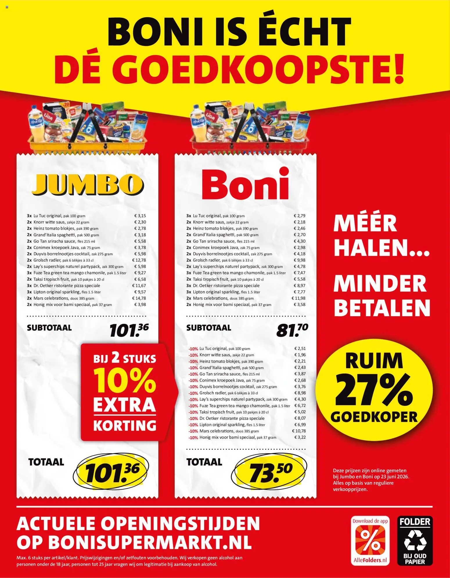 Nieuwe » Boni folder voor Juli « is er! Ontdek geweldige aanbiedingen en bespaar. | Nederland