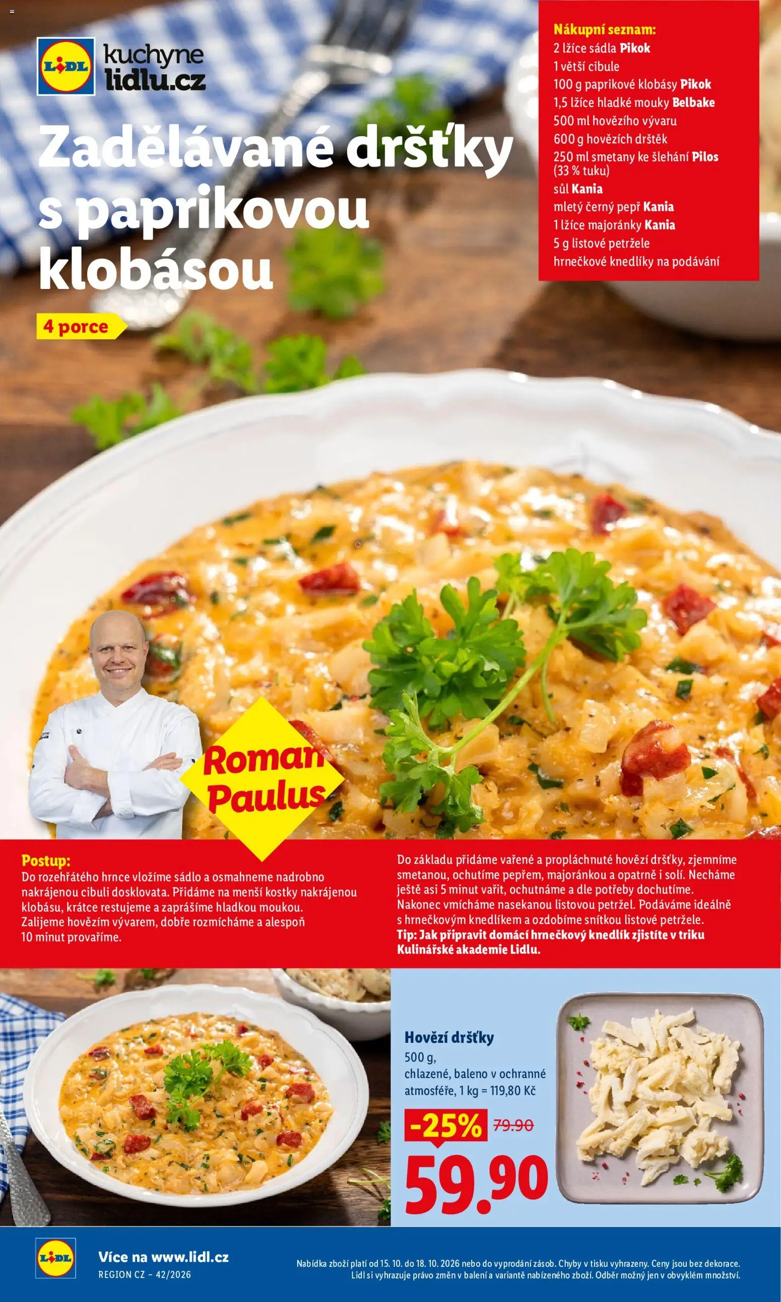 Lidl leták Leták in Česko