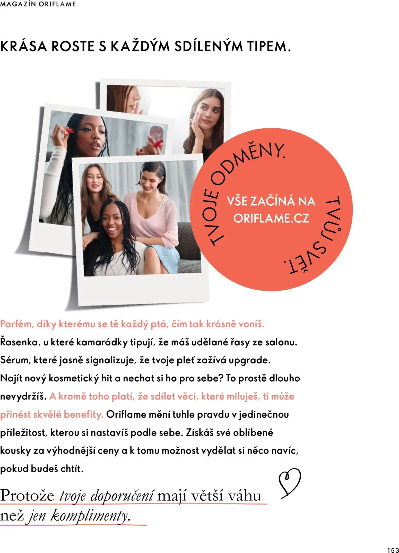 Oriflame katalog Novage+ Proceuticals Leták in Česko