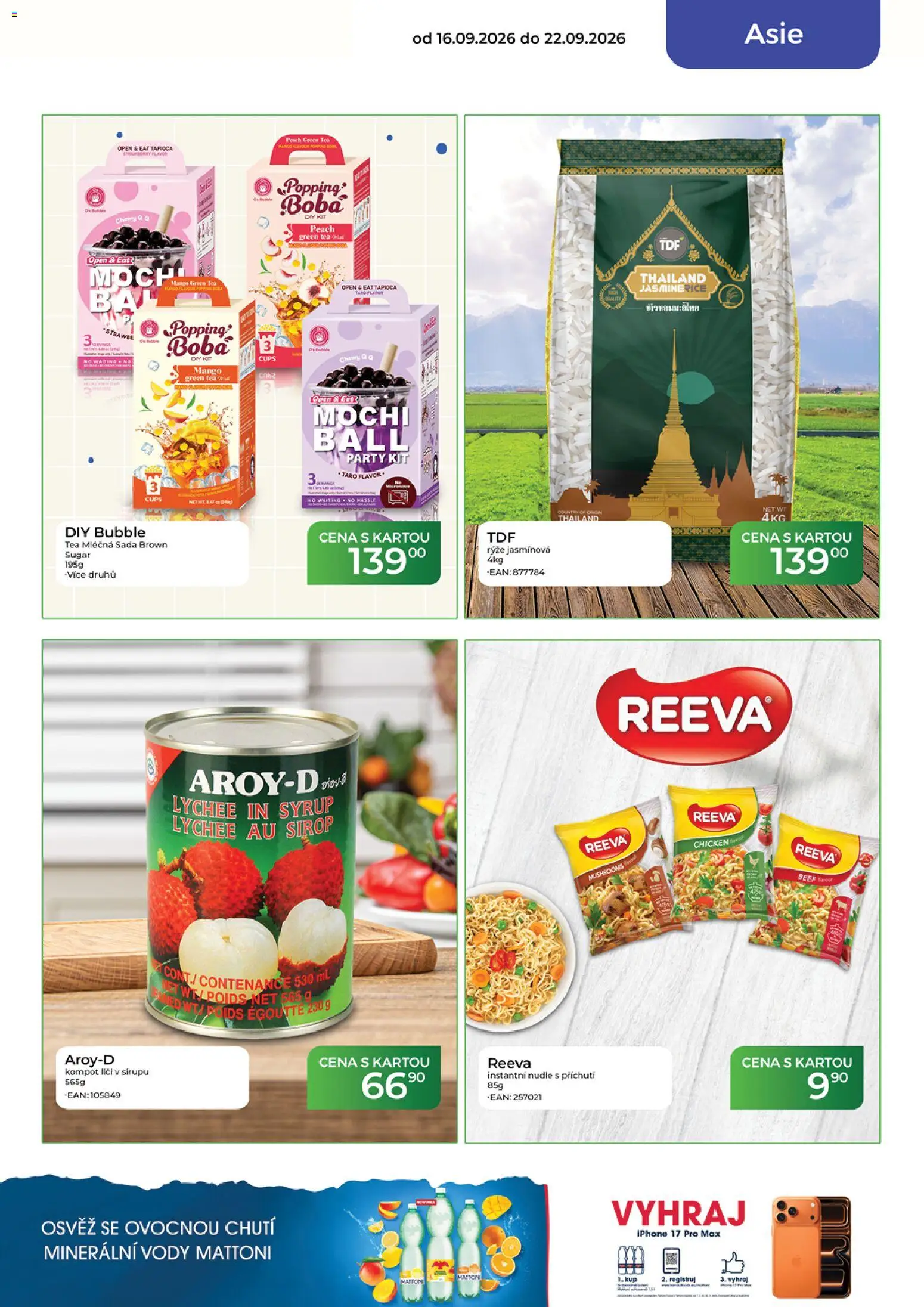 Tamda Foods leták Leták in Česko
