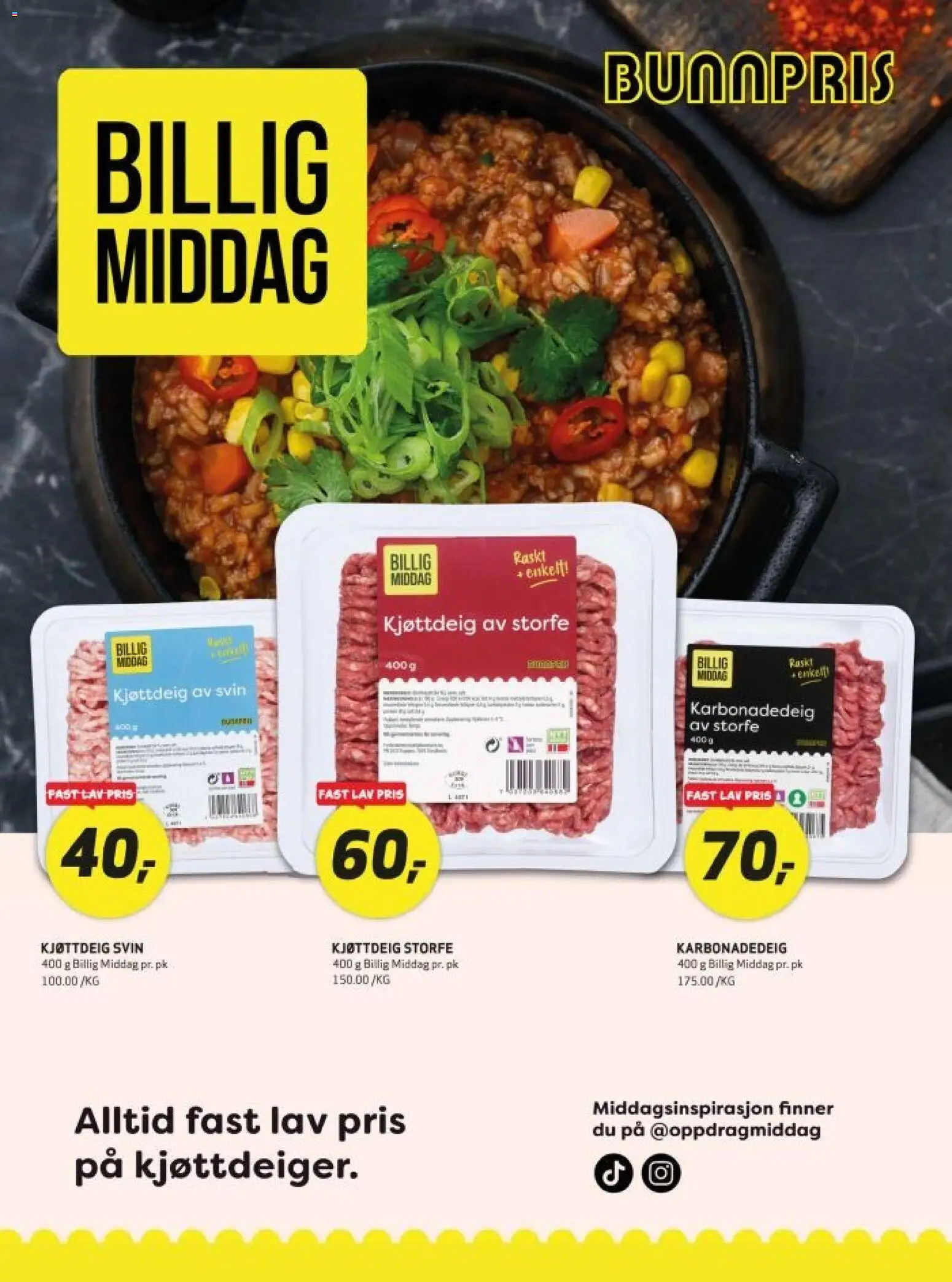 Bunnpris kundeavis Kundeavis in Norge