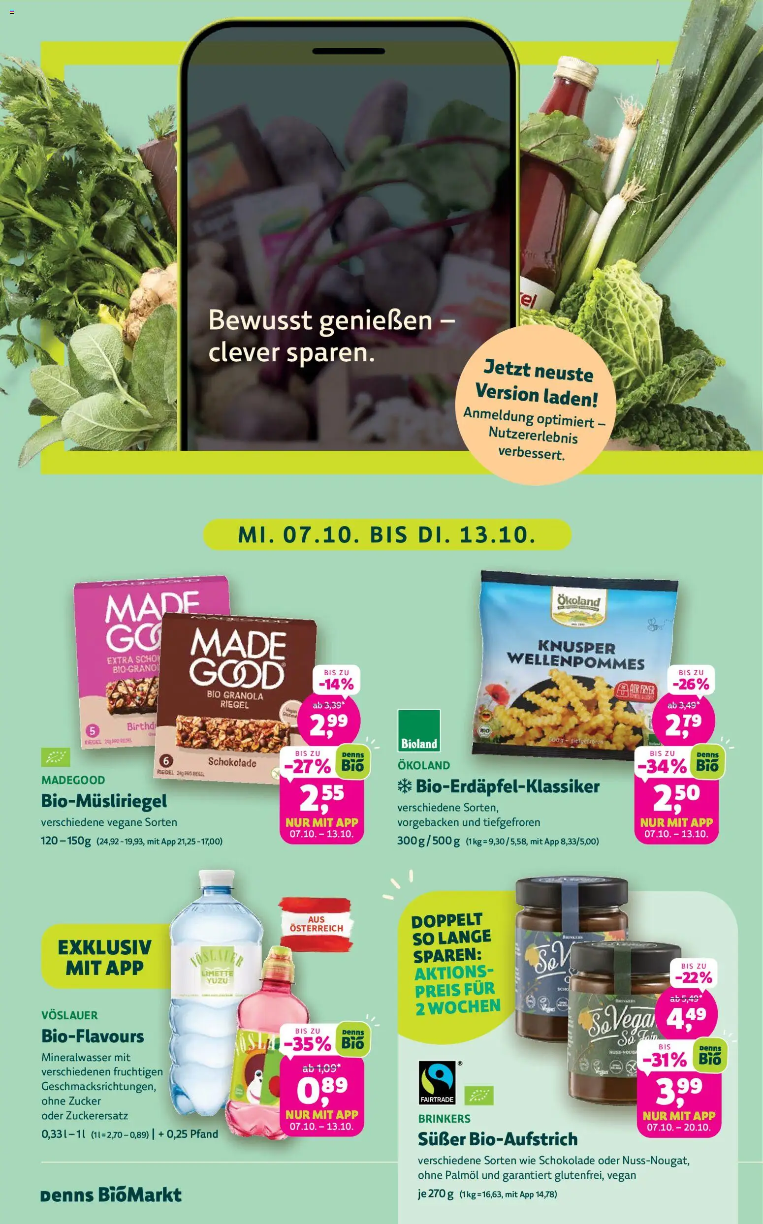 Denns BioMarkt Angebote Flugblatt in Österreich