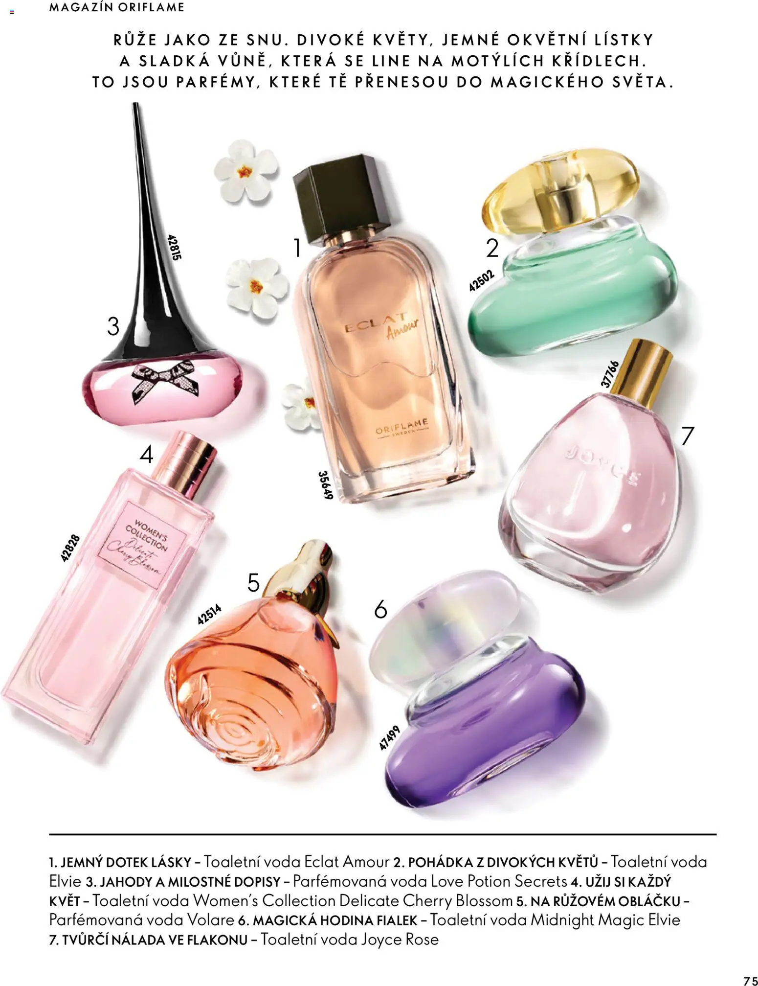 Oriflame katalog Novage+ Proceuticals Leták in Česko