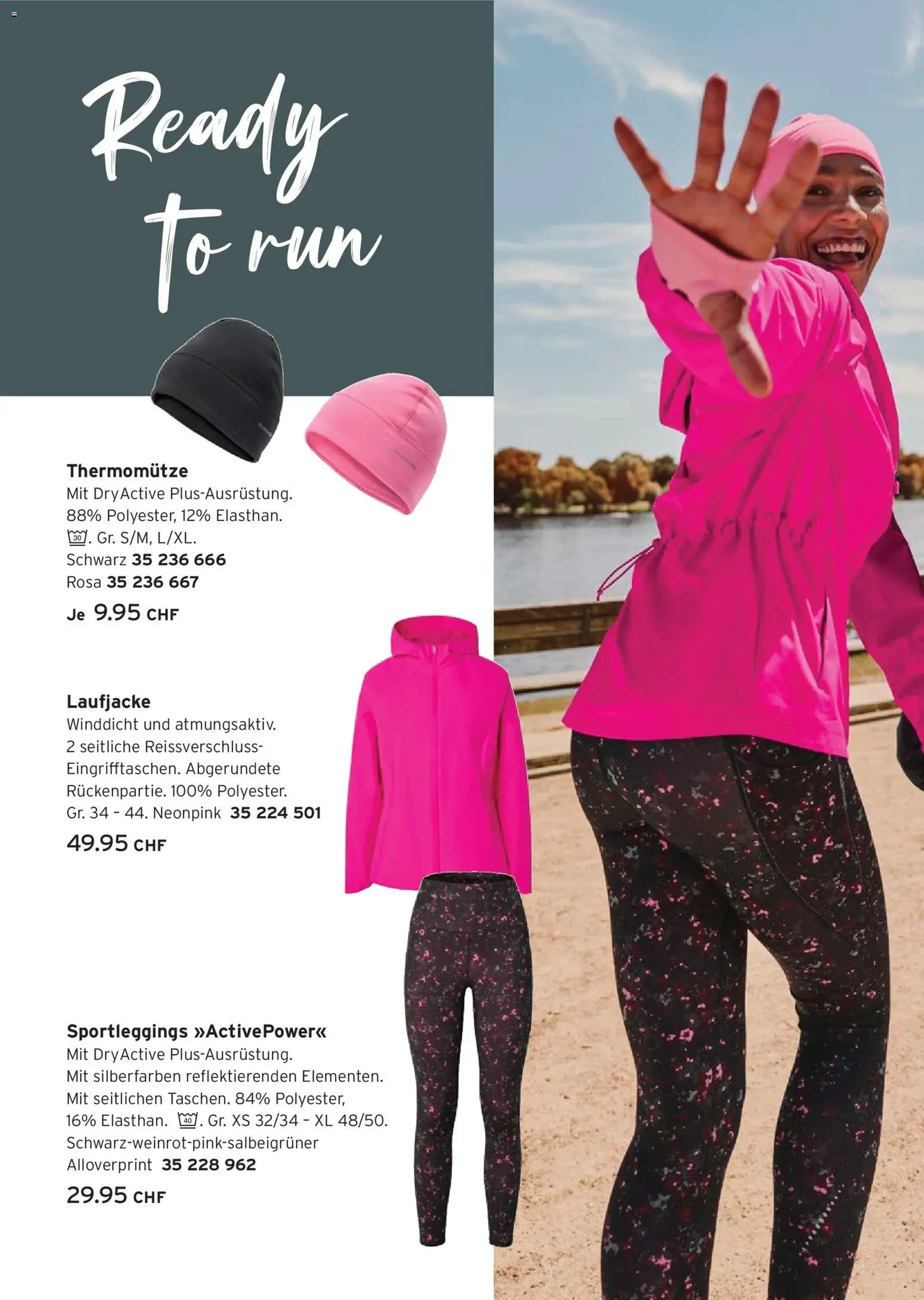 Tchibo aktionen Active Running Prospekt in Schweiz