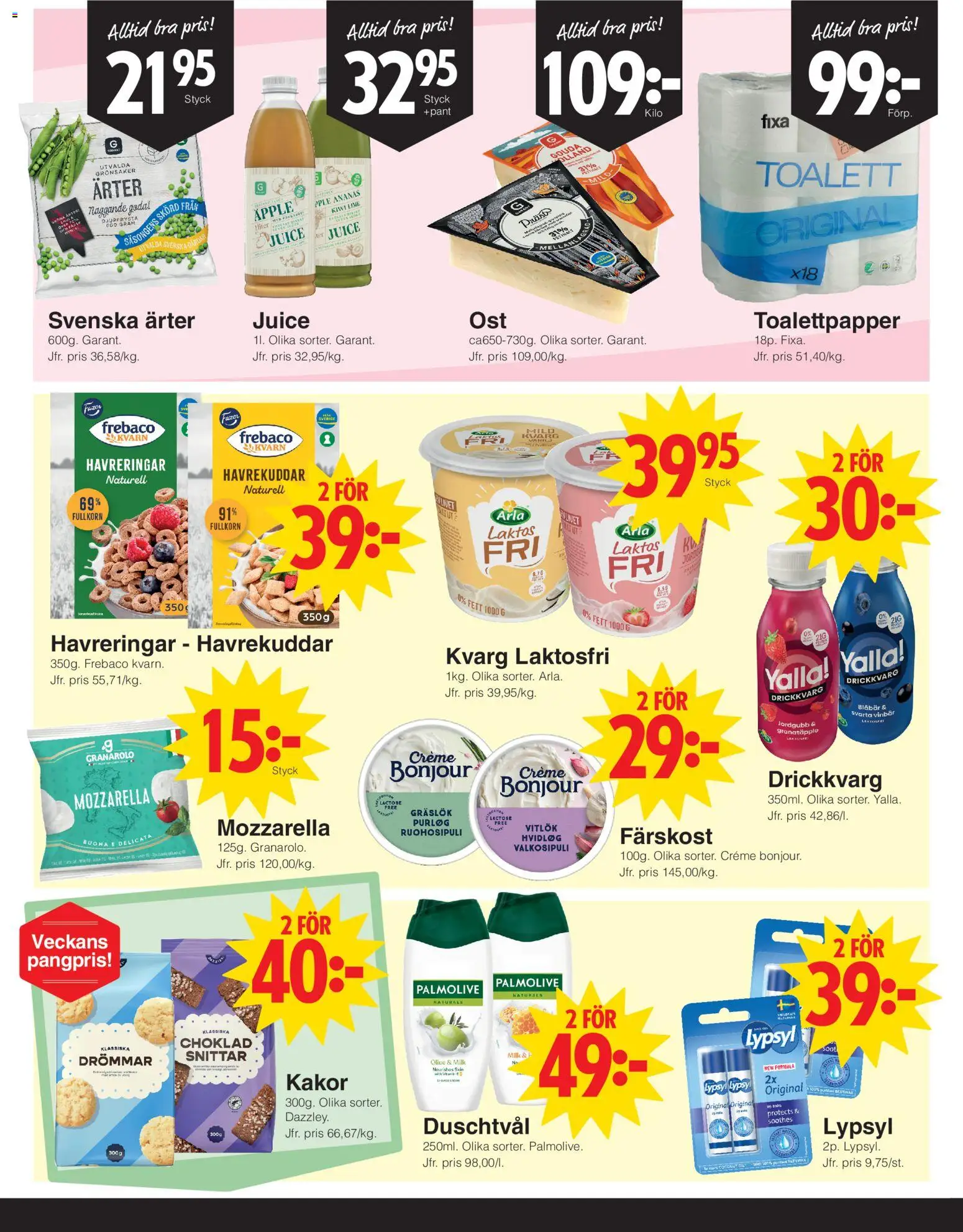 Matöppet erbjudanden Reklamblad in Sverige