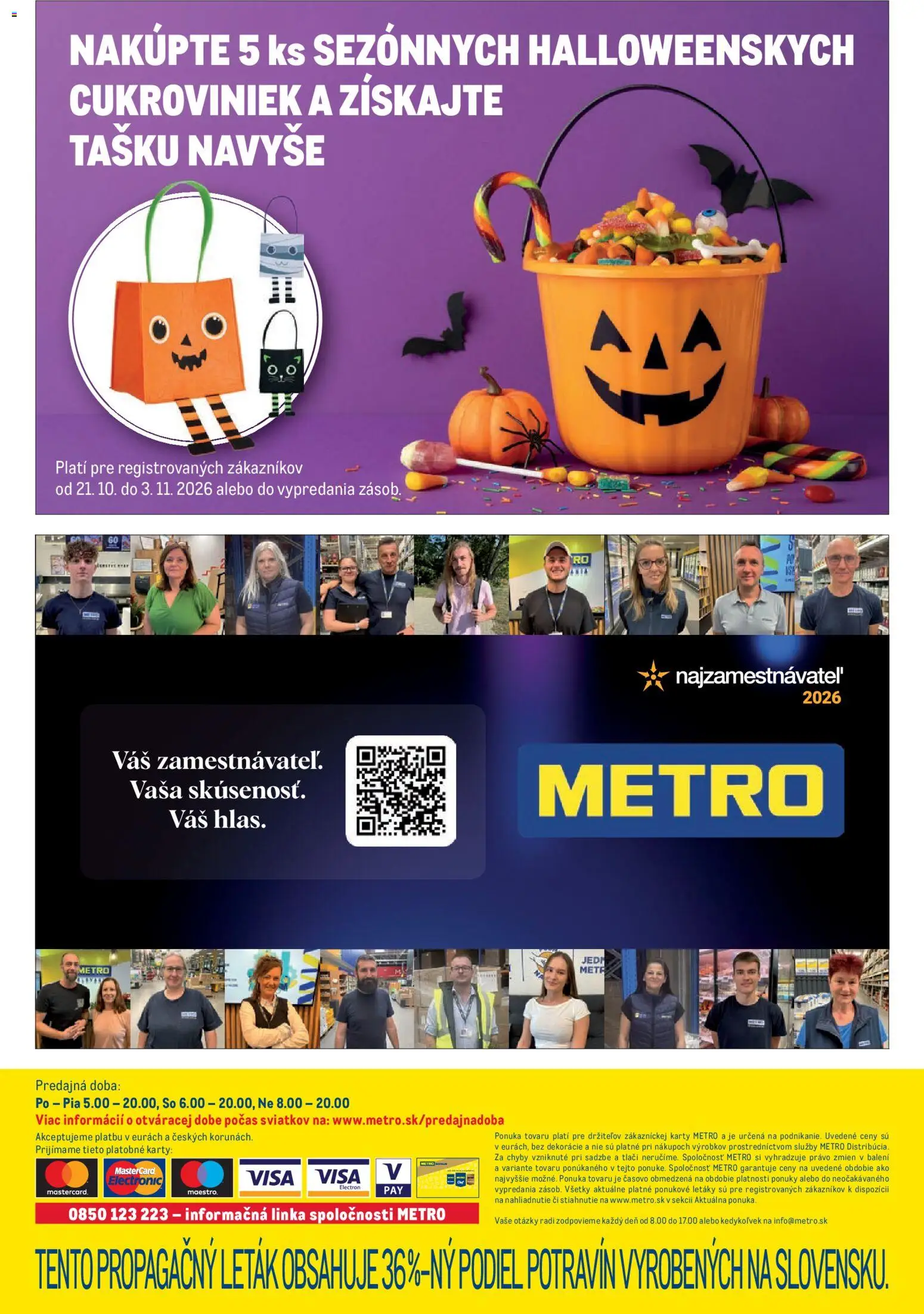 Metro leták Leták in Slovensko