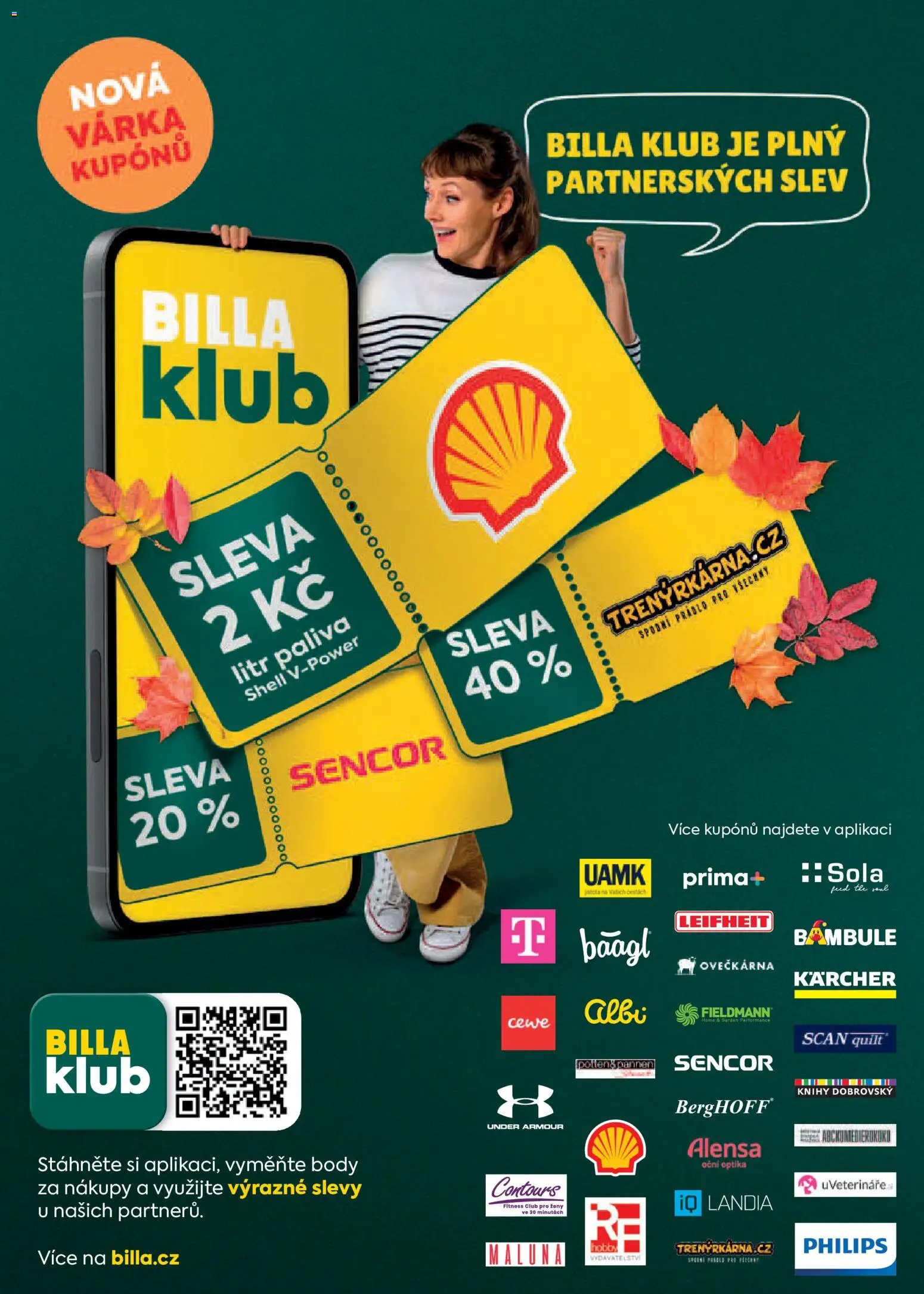 Billa Velký leták Leták in Česko