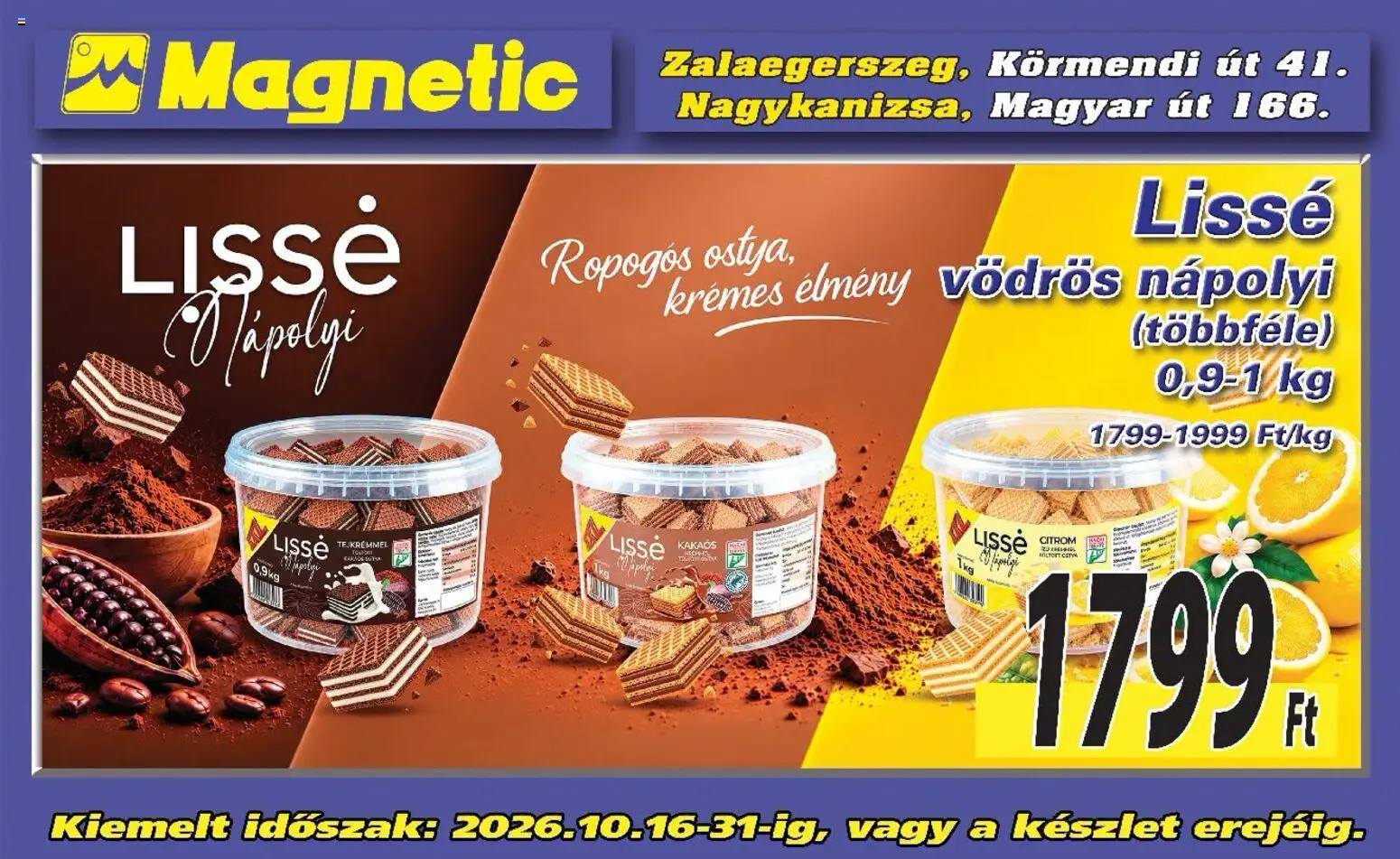 Magnetic Aktuális óriásplakátok Akciós újság in Magyarország