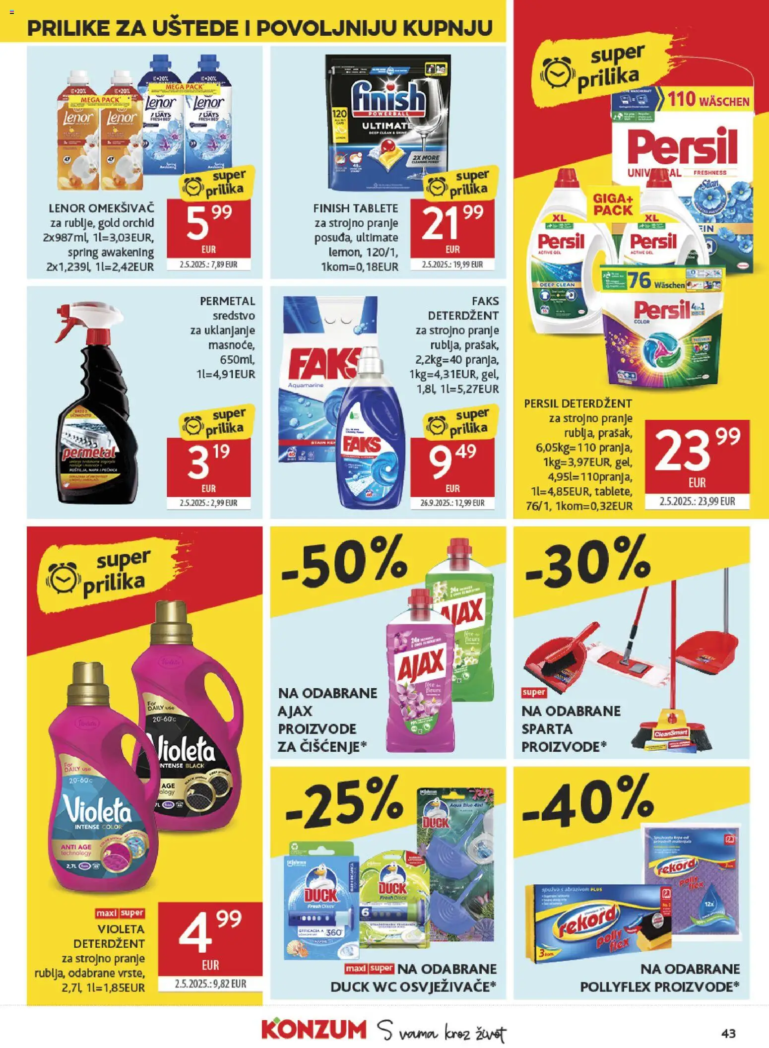 Konzum HR akciós újság Akciós újság in Magyarország