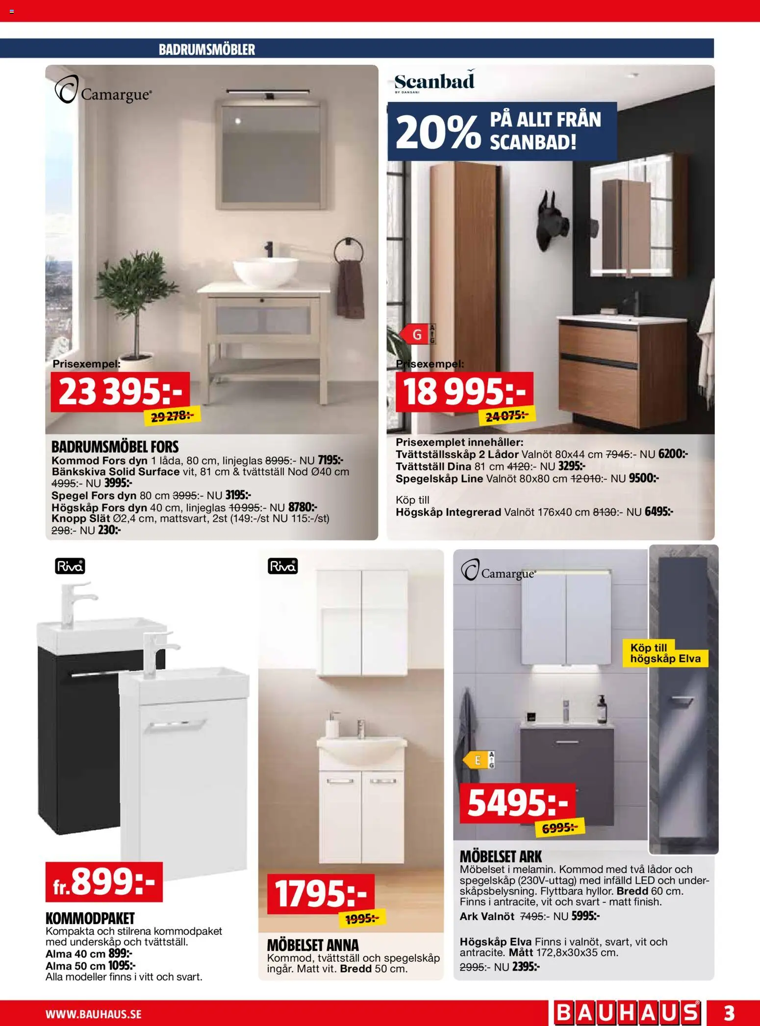 Bauhaus erbjudanden Reklamblad in Sverige