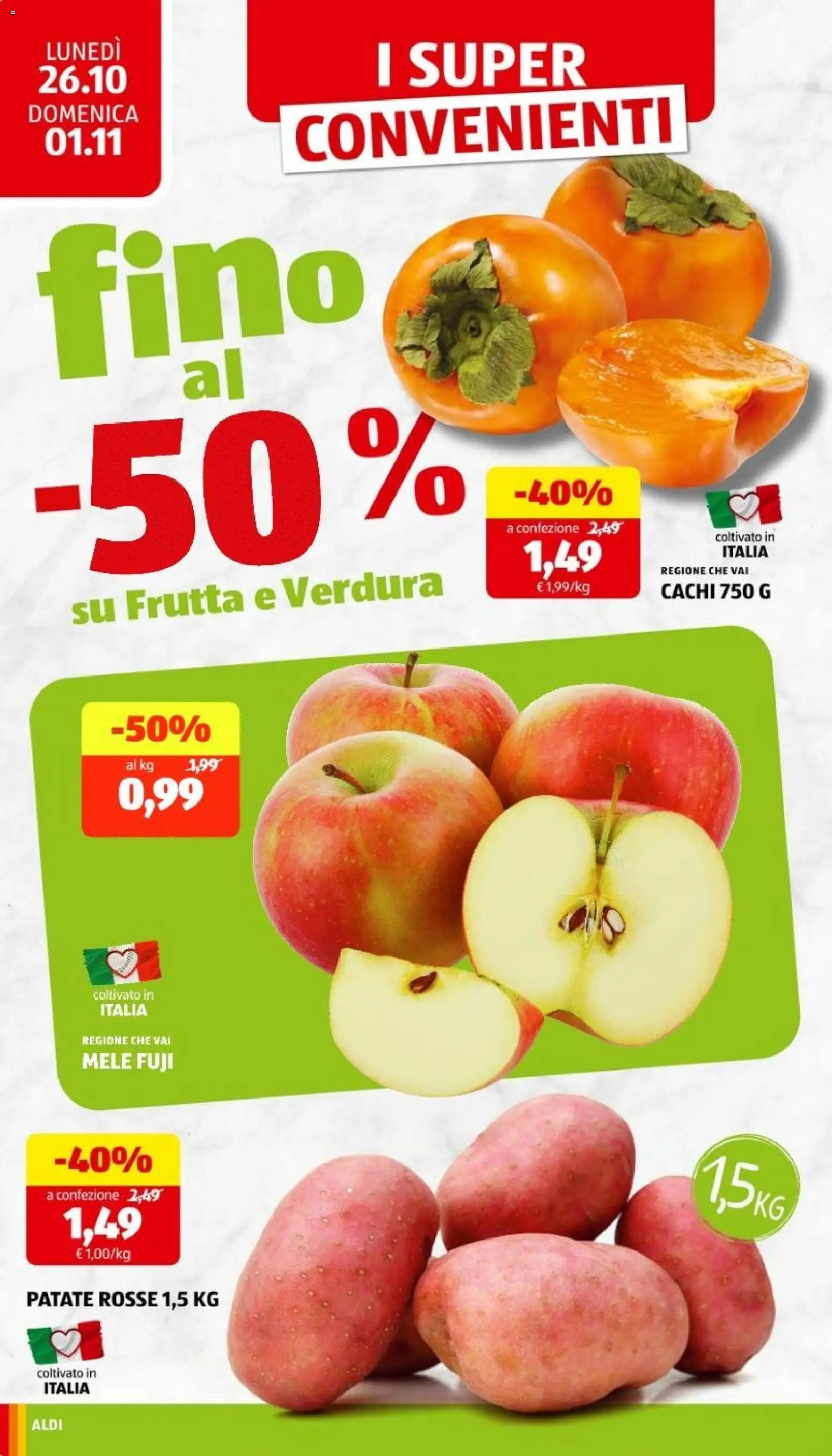 Aldi volantino Volantino in Italy