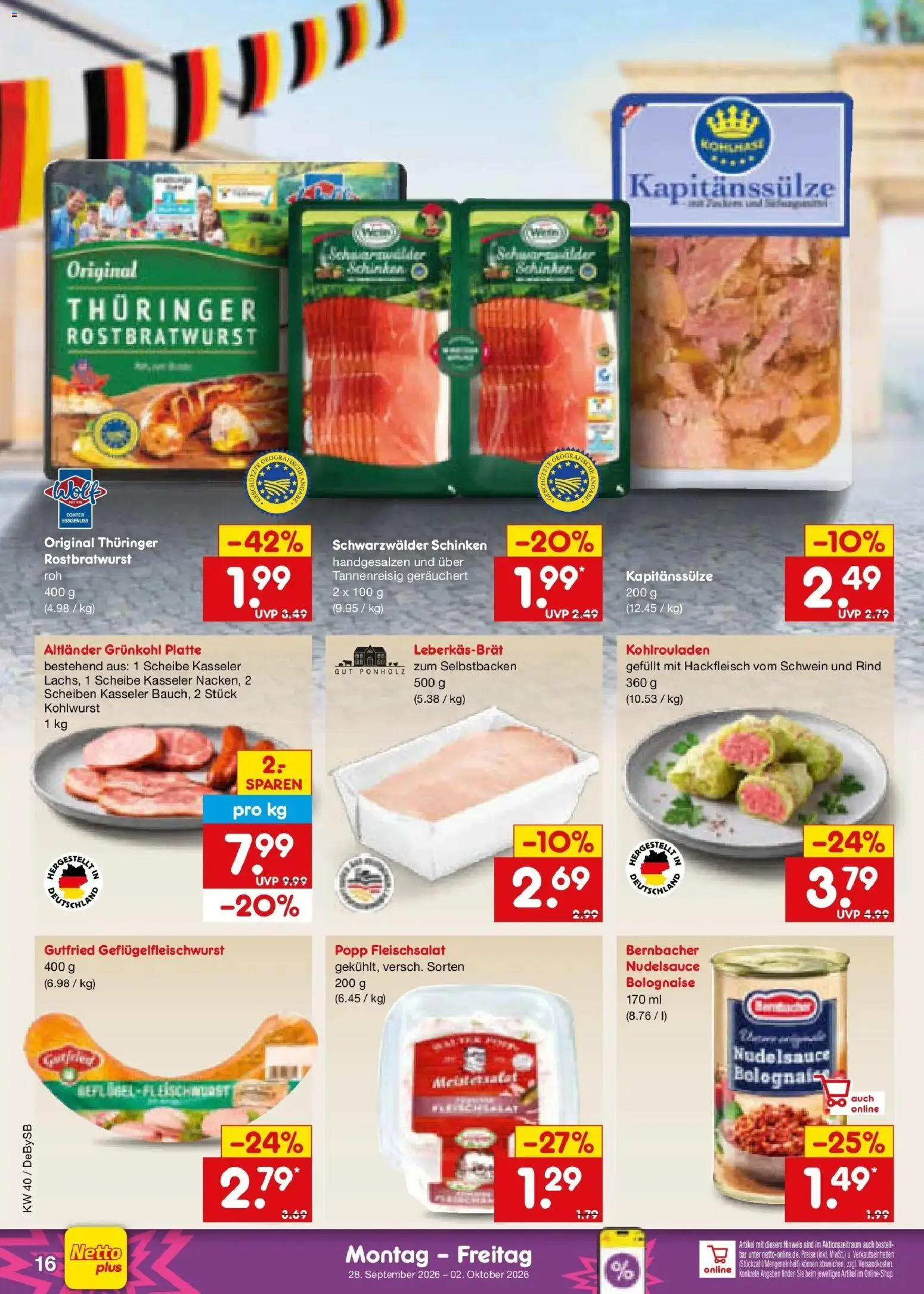 Netto Marken-Discount Prospekt Prospekt in Deutschland