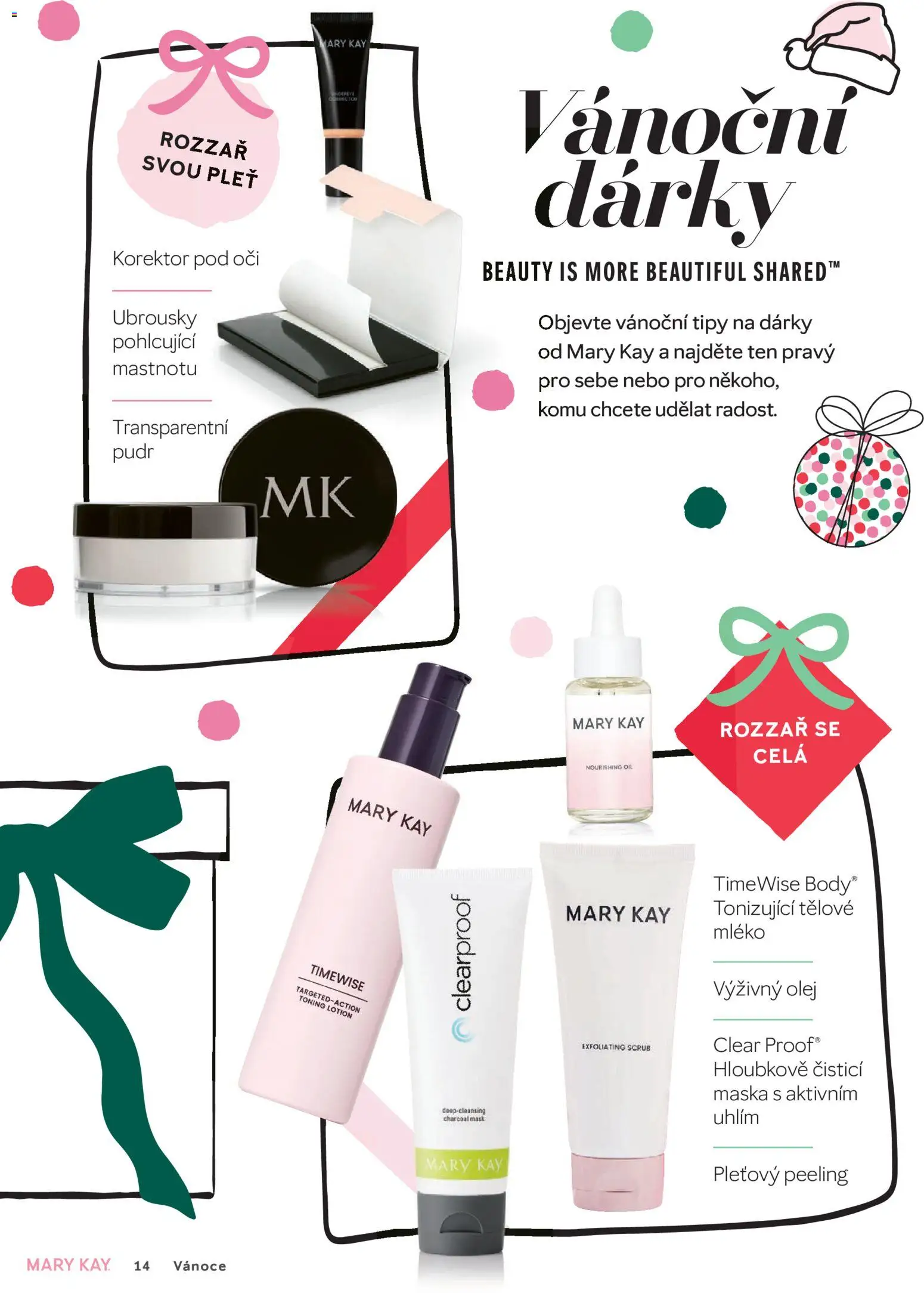 Mary Kay kniha o kráse Leták in Česko