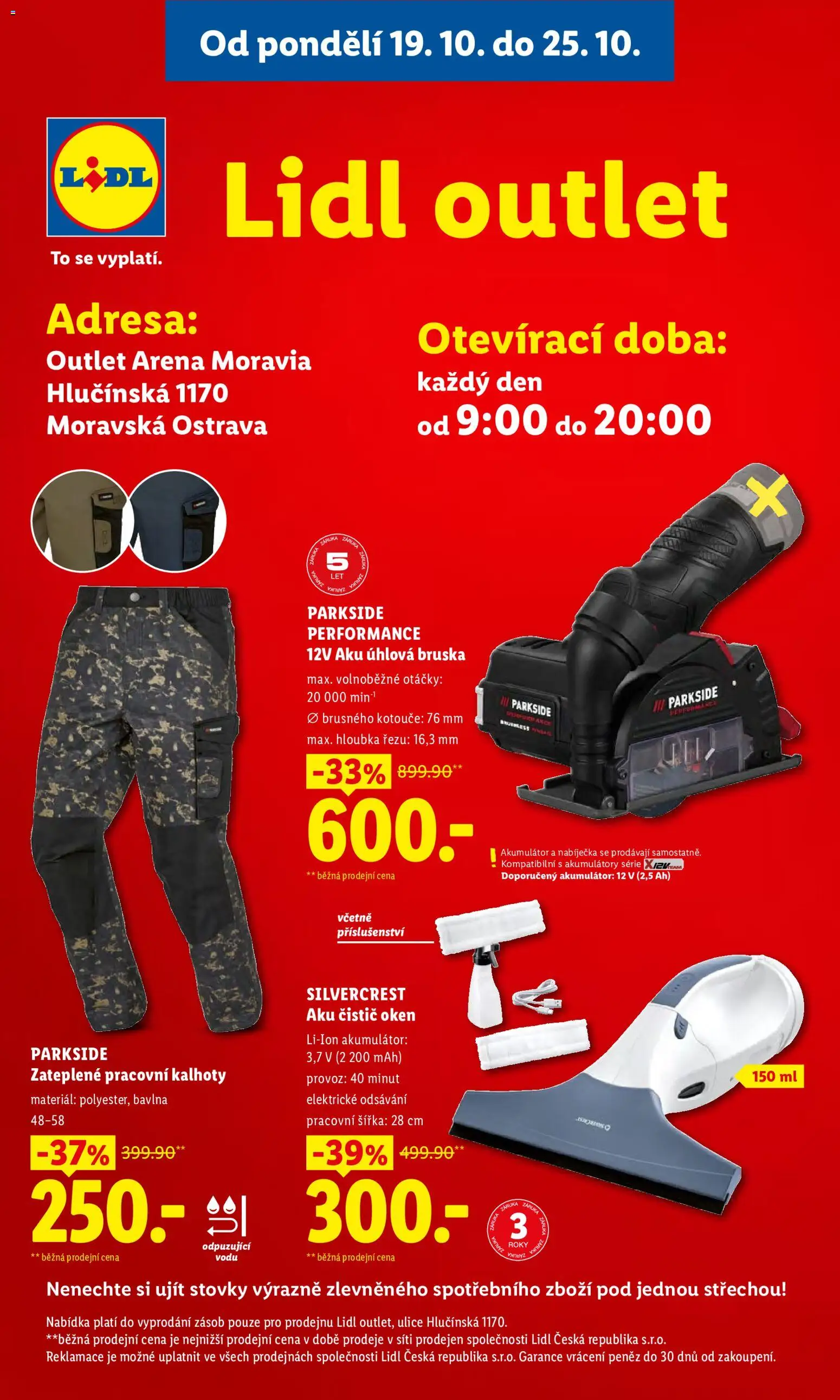 Lidl leták Leták in Česko