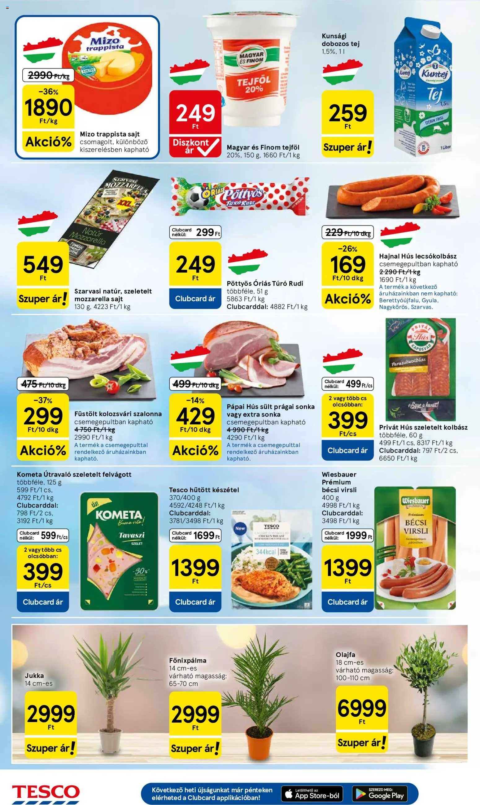 Tesco aktuális akciós újság - 2026.07.09.-tól/től⏳ | Magyarország