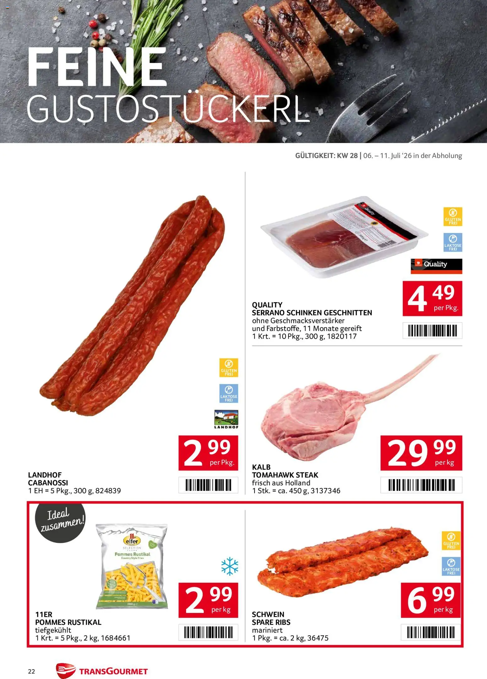 Die besten Angebote | Transgourmet Flugblatt ab 06.07.2026 | - Jetzt stöbern! | Österreich