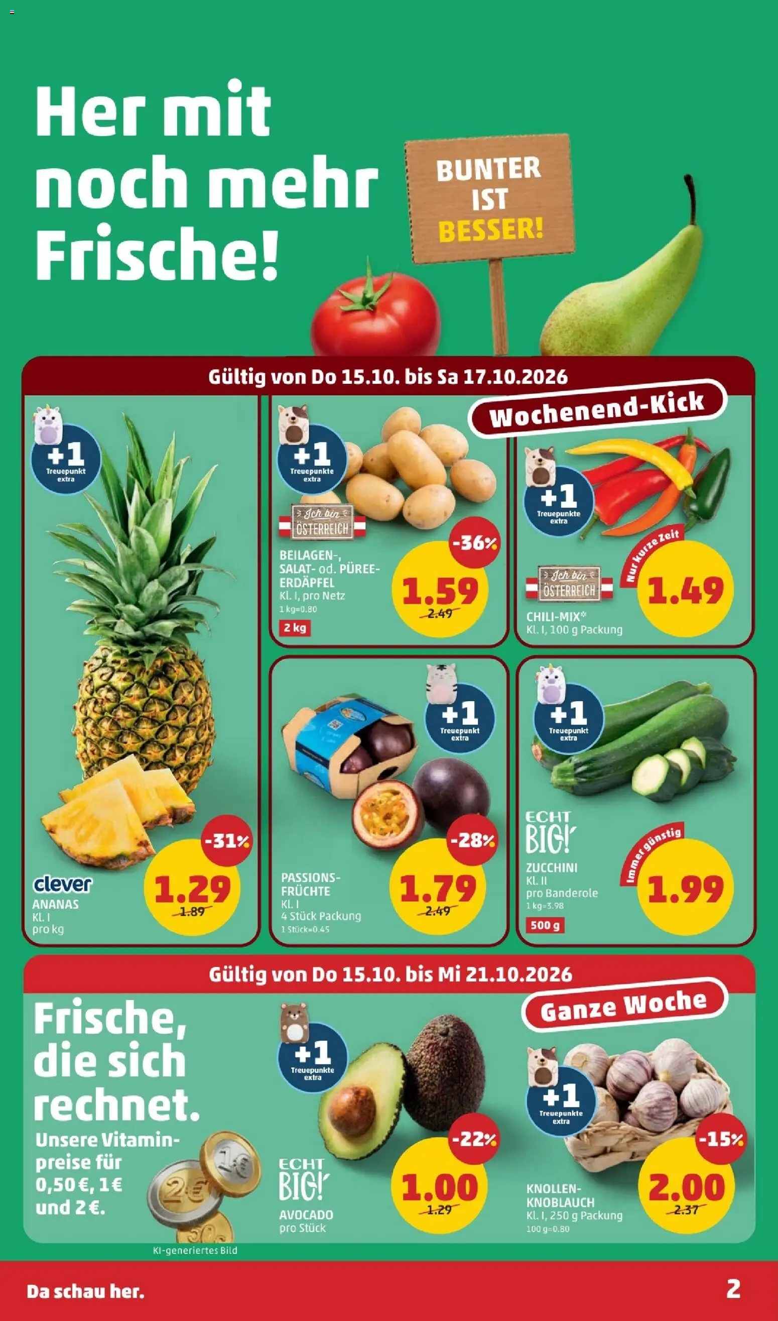 Penny Markt Flugblatt Flugblatt in Österreich