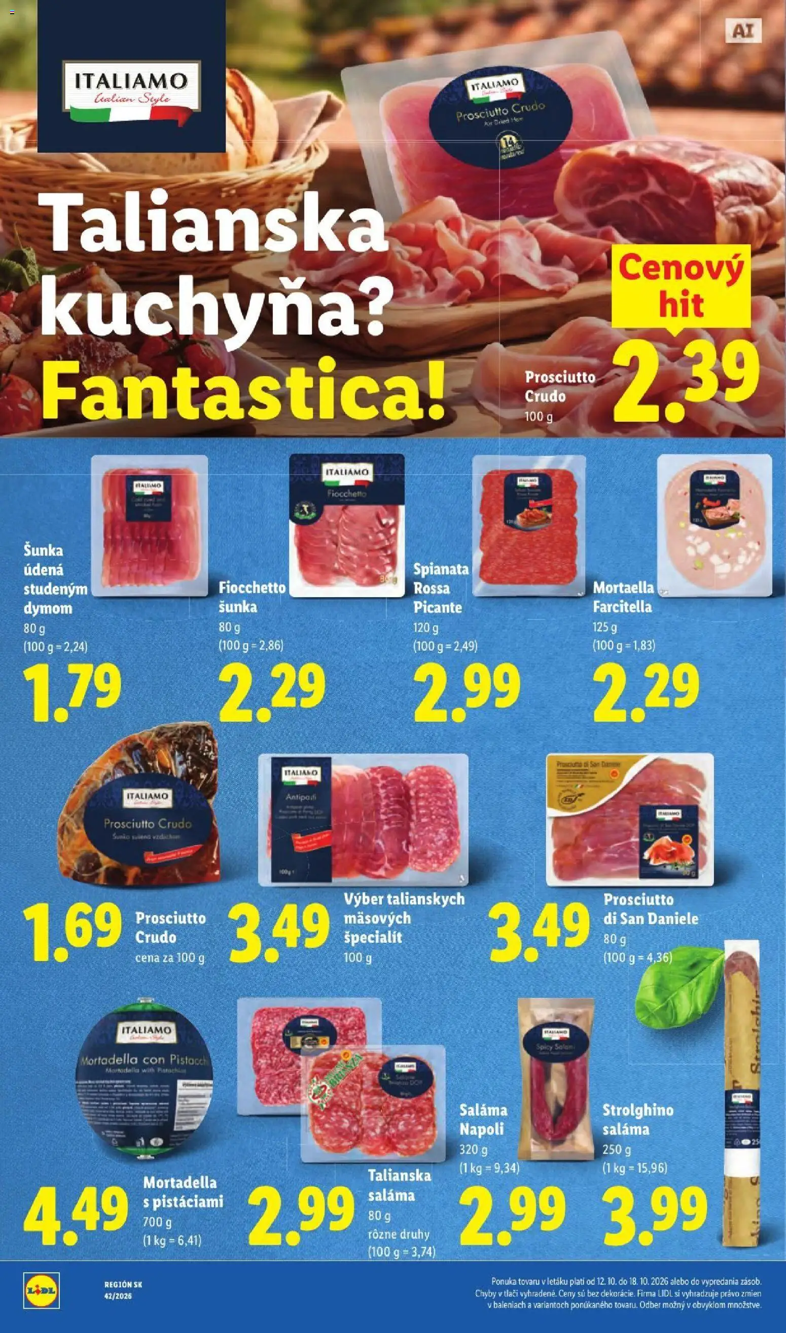 Lidl leták Leták in Slovensko