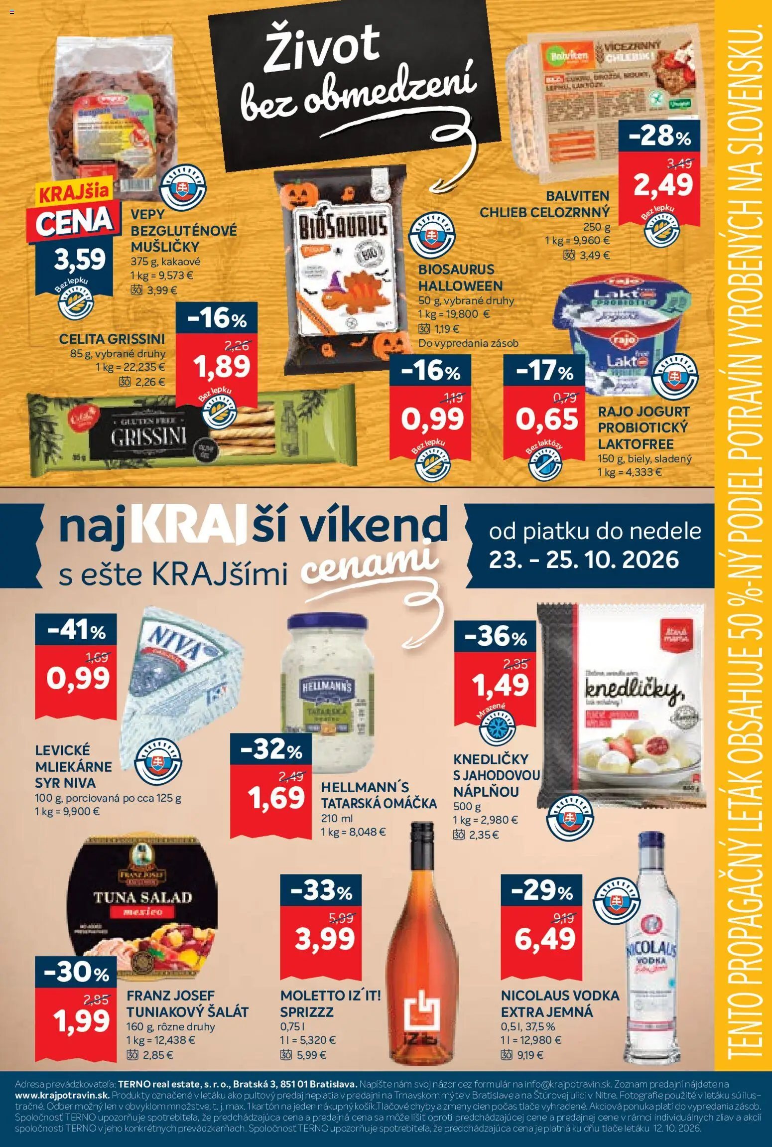 Kraj leták Leták in Slovensko