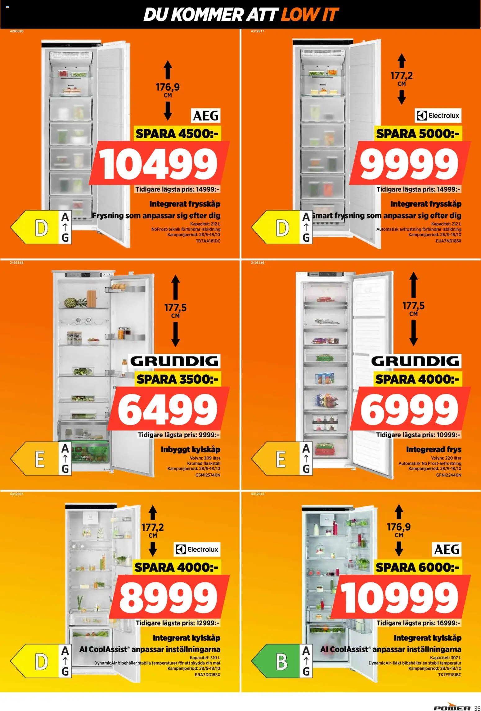 Power erbjudanden Reklamblad in Sverige
