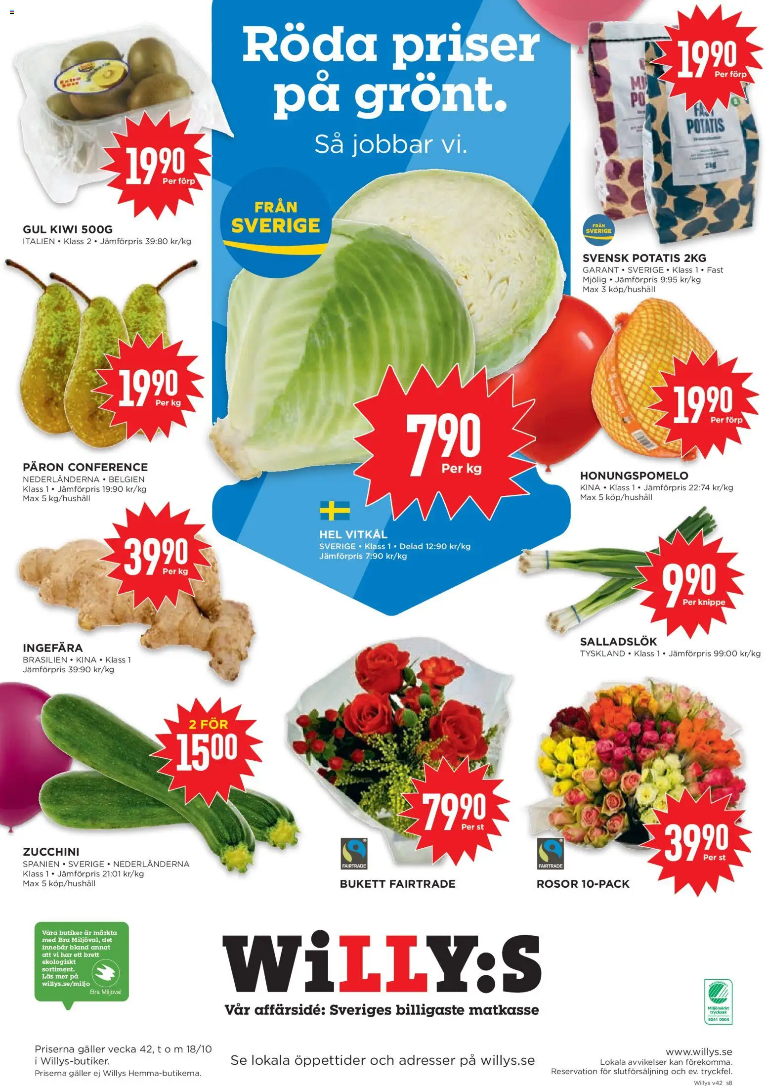 Willys erbjudanden Reklamblad in Sverige
