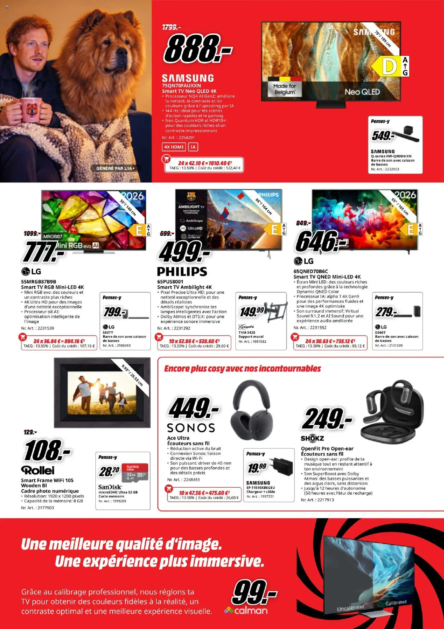 Media Markt folder / publicité Folder in België