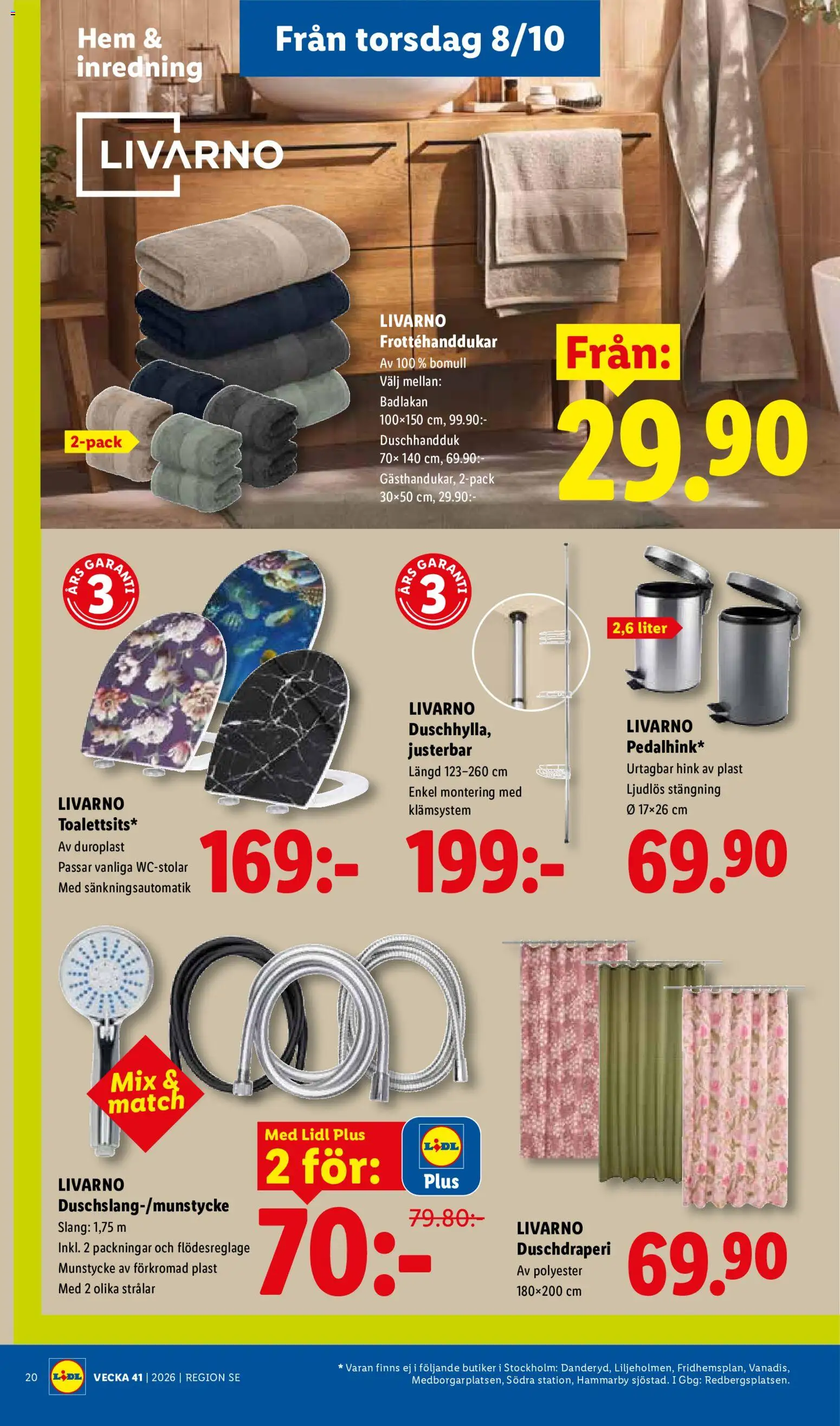 Lidl erbjudanden Reklamblad in Sverige