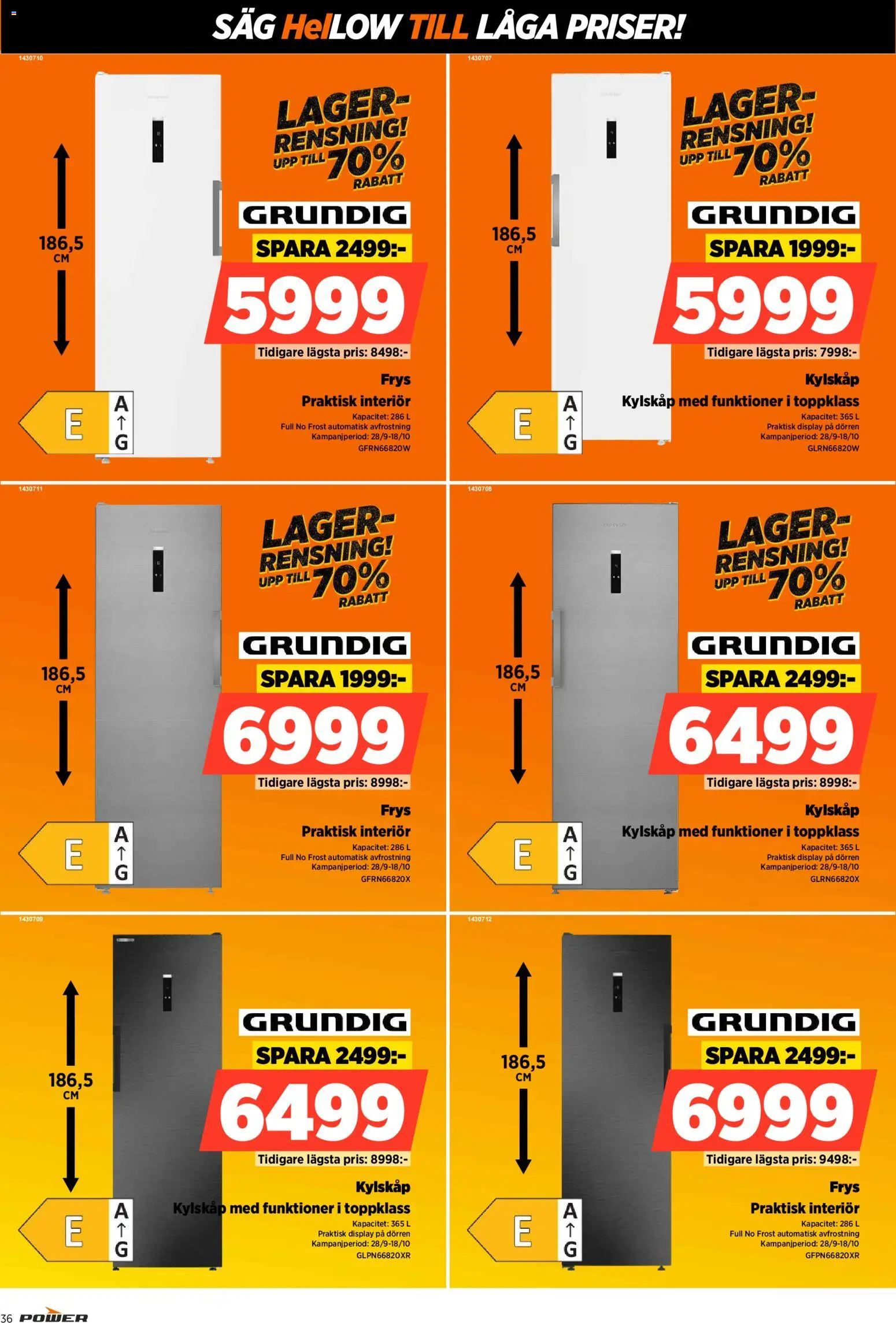 Power erbjudanden Reklamblad in Sverige