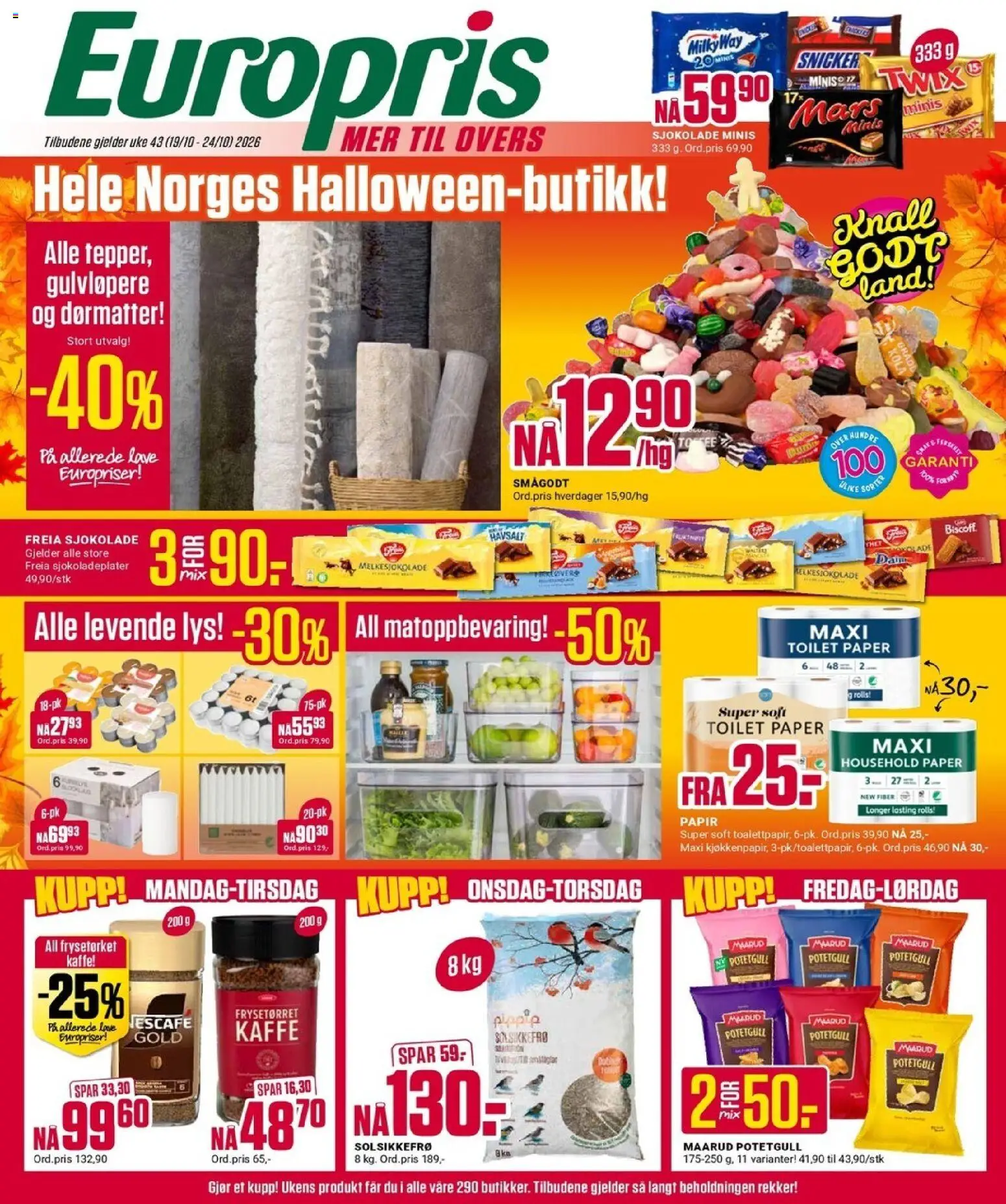 Europris kundeavis Kundeavis in Norge